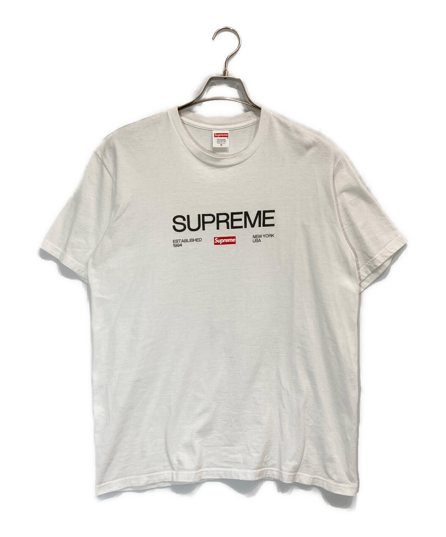 中古・古着通販】SUPREME (シュプリーム) est. 1994 tee ホワイト 