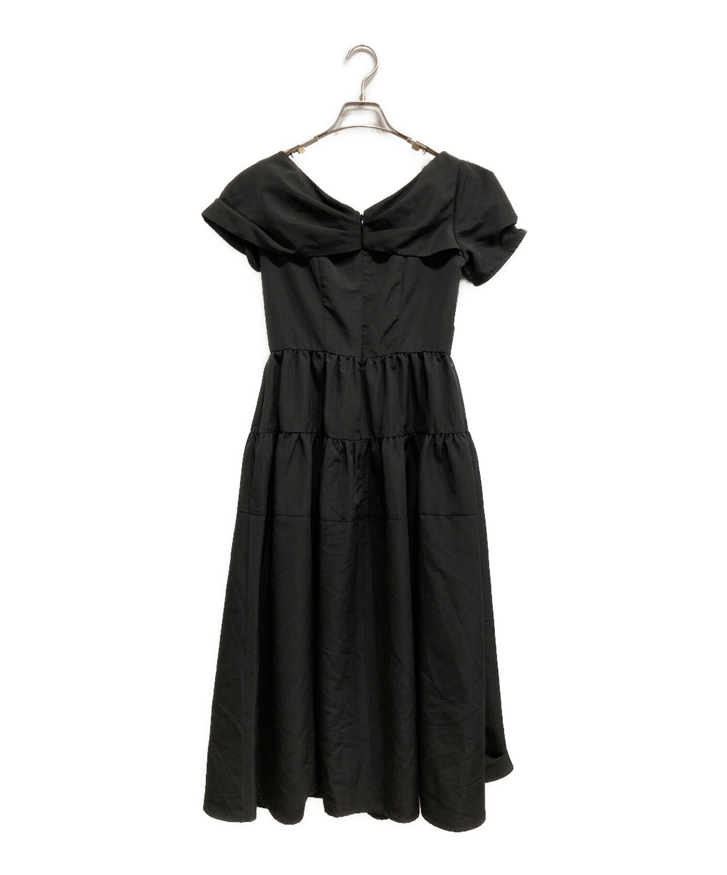 Herlipto Twisted Ribbon Tiered Dress