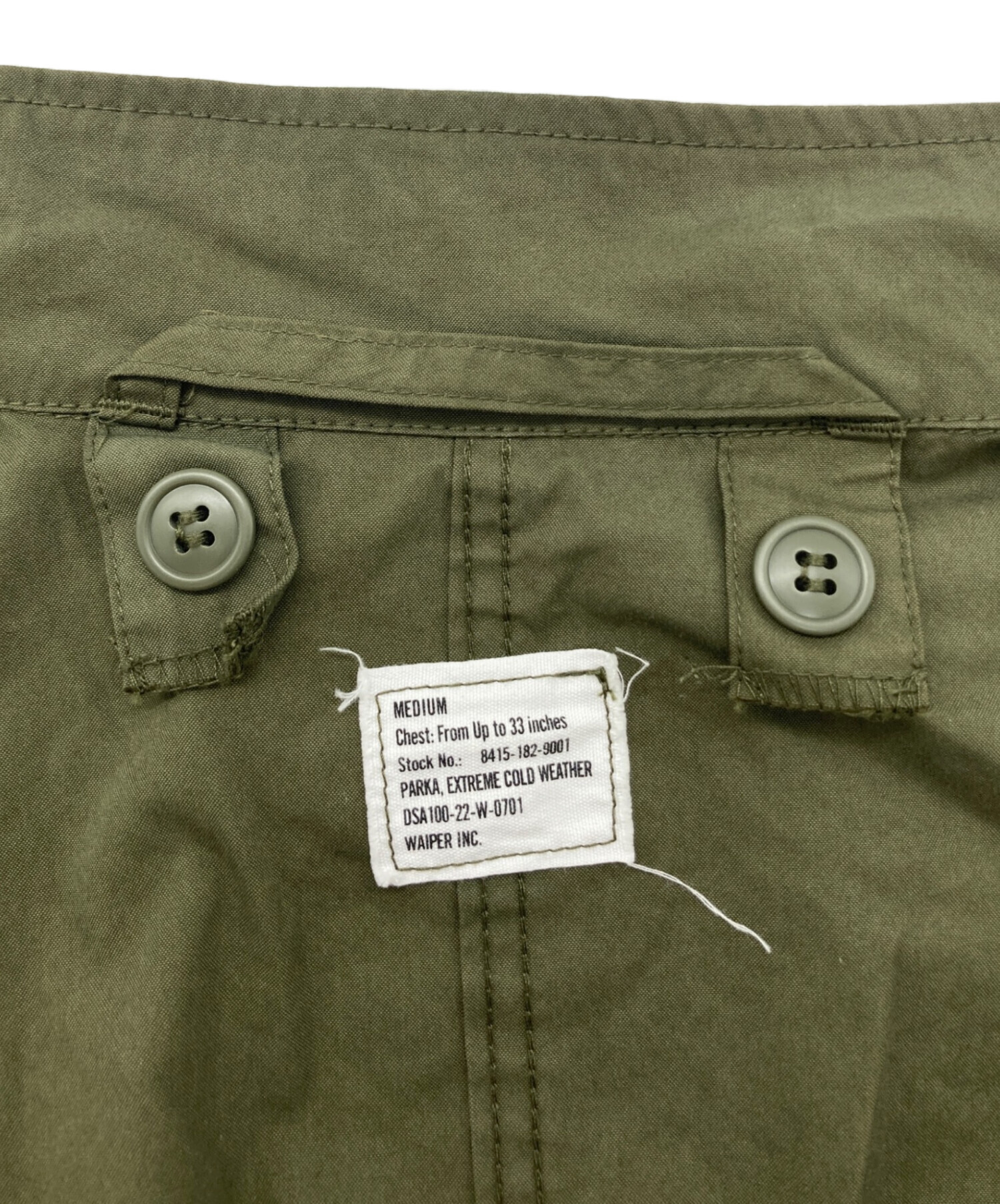 中古・古着通販】WAIPER (ワイパー) M-65 FISH TAIL PARKA WAIPER 