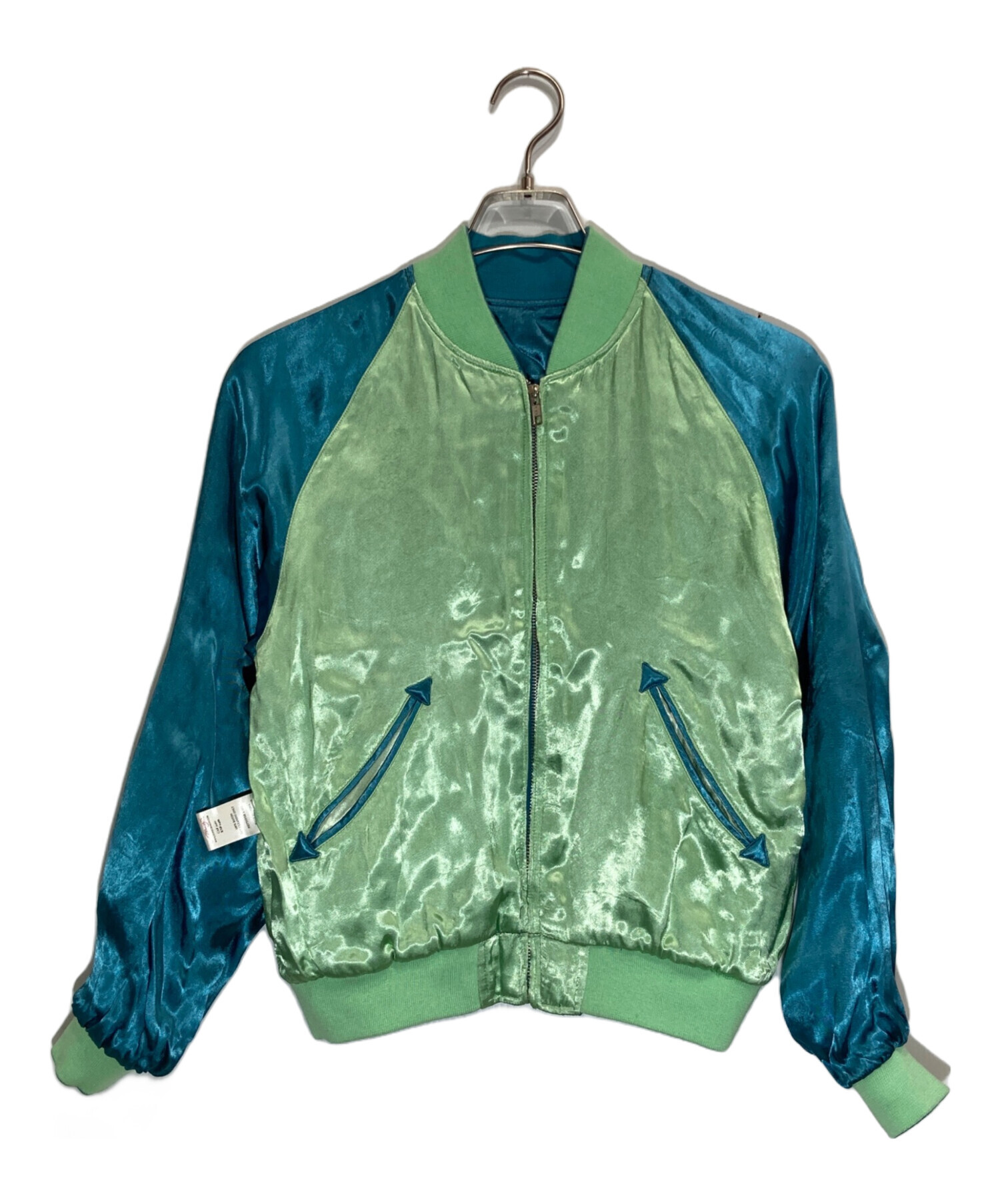 中古・古着通販】ED HARDY (エド ハーディー) スカジャン ブルー