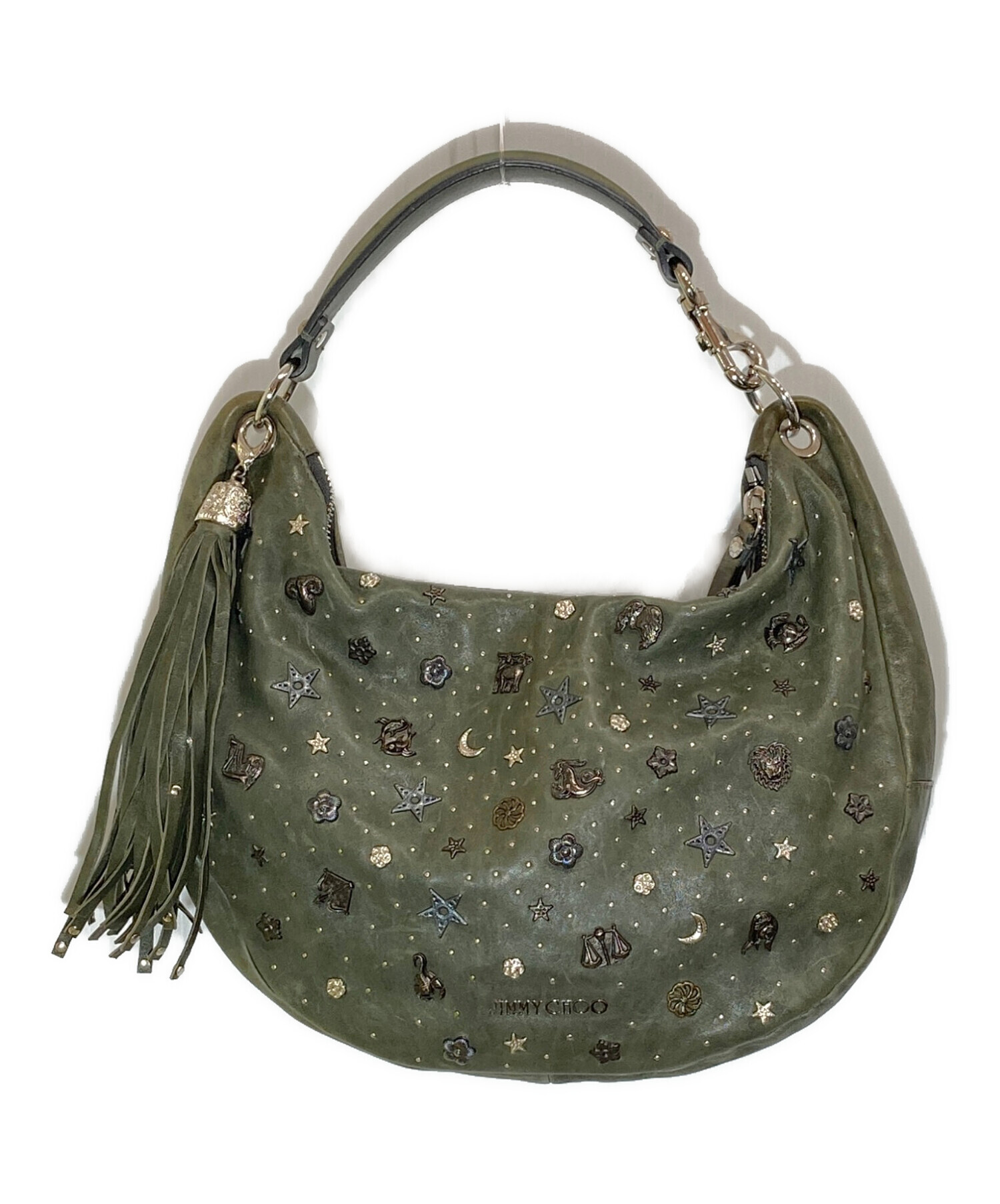 中古・古着通販】JIMMY CHOO (ジミーチュウ) ゾディアックスタッズワン 