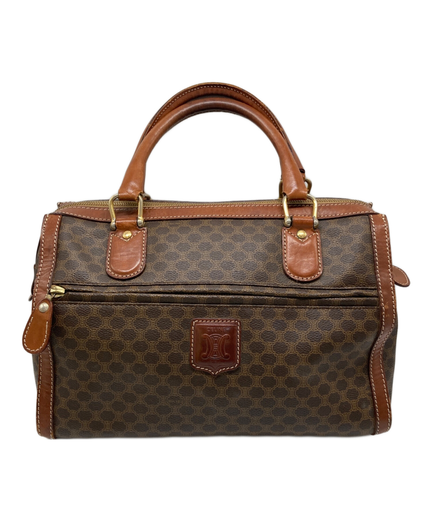 中古・古着通販】CELINE (セリーヌ) マカダムミニボストンバッグ 