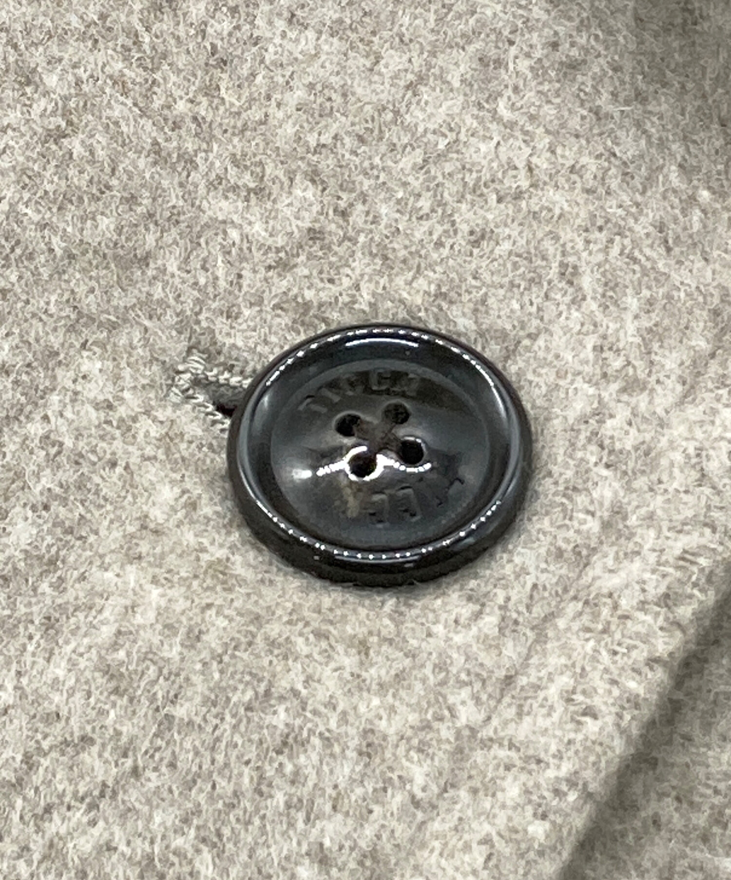 中古・古着通販】ticca (ティッカ) ショートPコート ベージュ サイズ