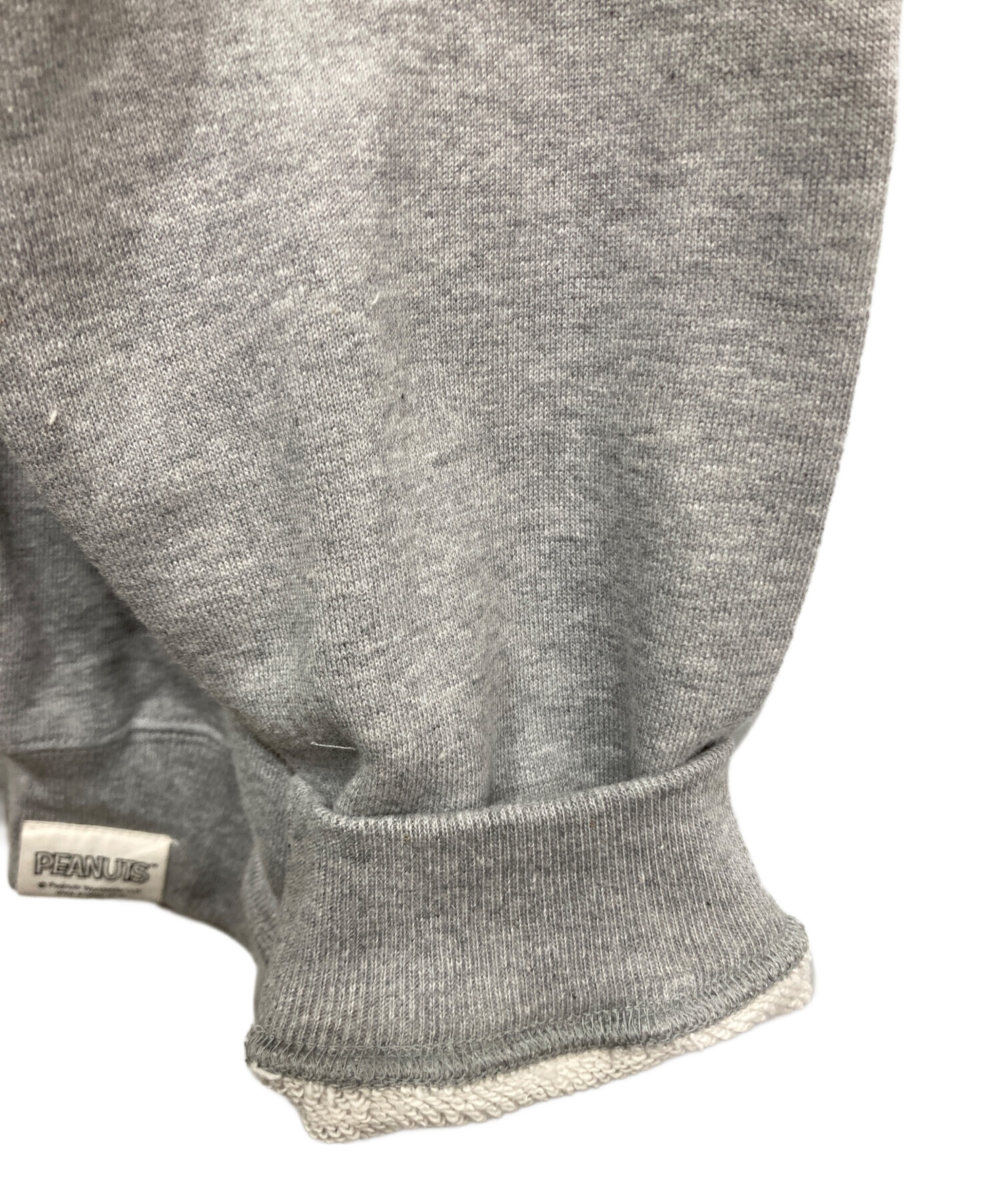 中古・古着通販】CALEE (キャリー) PEANUTS L/S SWEAT グレー サイズ