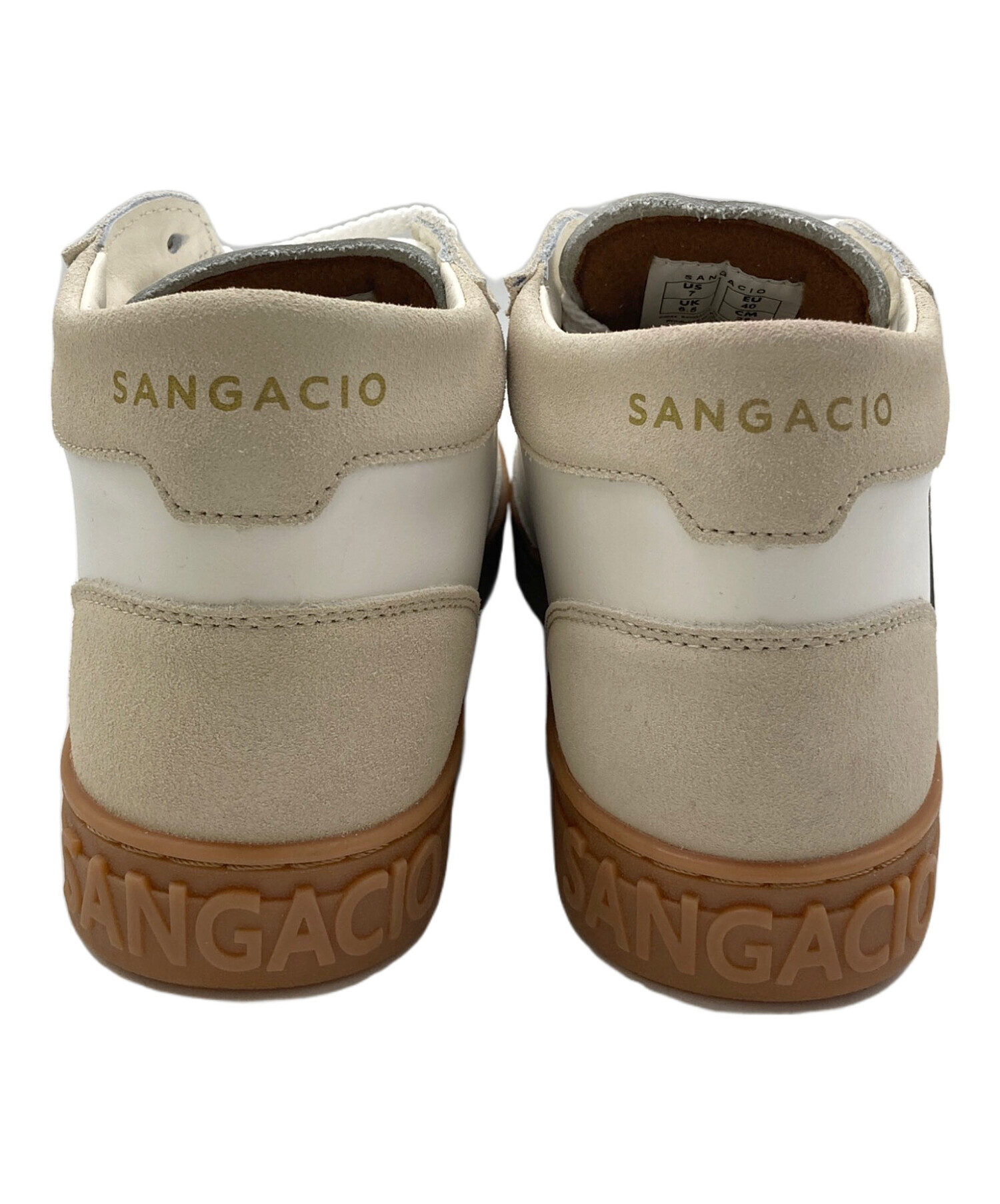 中古・古着通販】SANGACIO (サンガッチョ) SG MID WHITE ホワイト 
