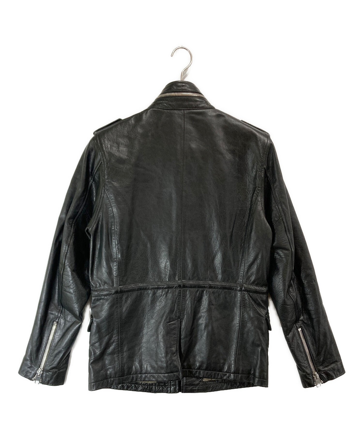 中古・古着通販】DIESEL (ディーゼル) M-65バッファローレザーレザー