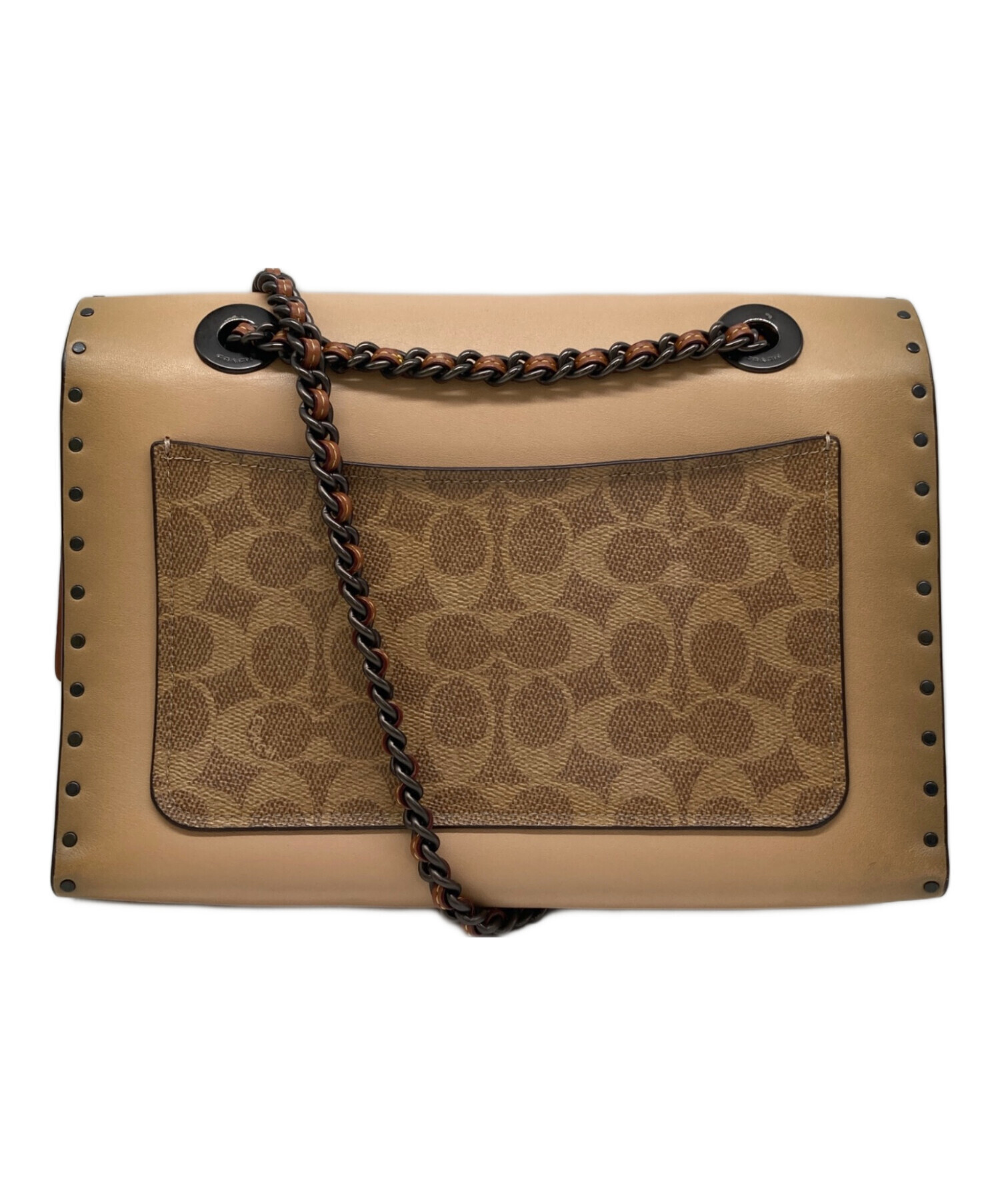 中古・古着通販】COACH (コーチ) フラワーモチーフ チェーンショルダー