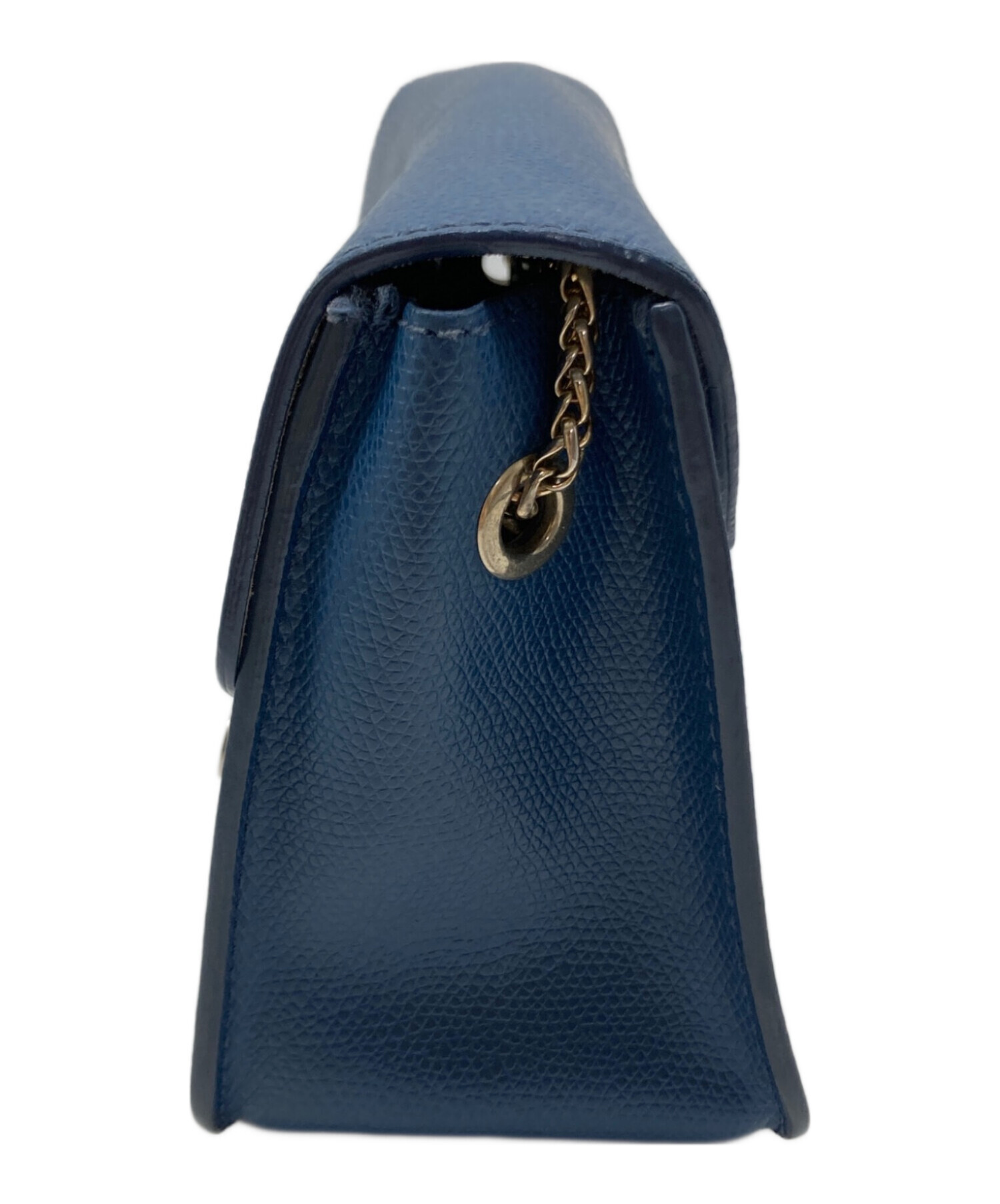 中古・古着通販】FURLA (フルラ) チェーンショルダーバッグ ブルー 