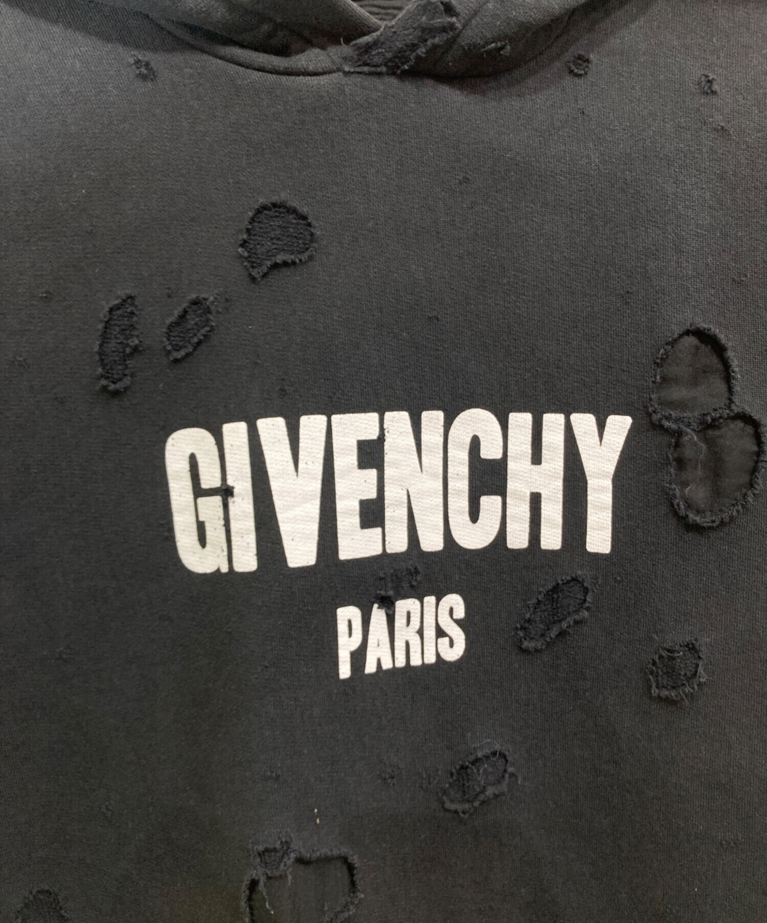中古・古着通販】GIVENCHY (ジバンシィ) Destroyed Logo Pullover