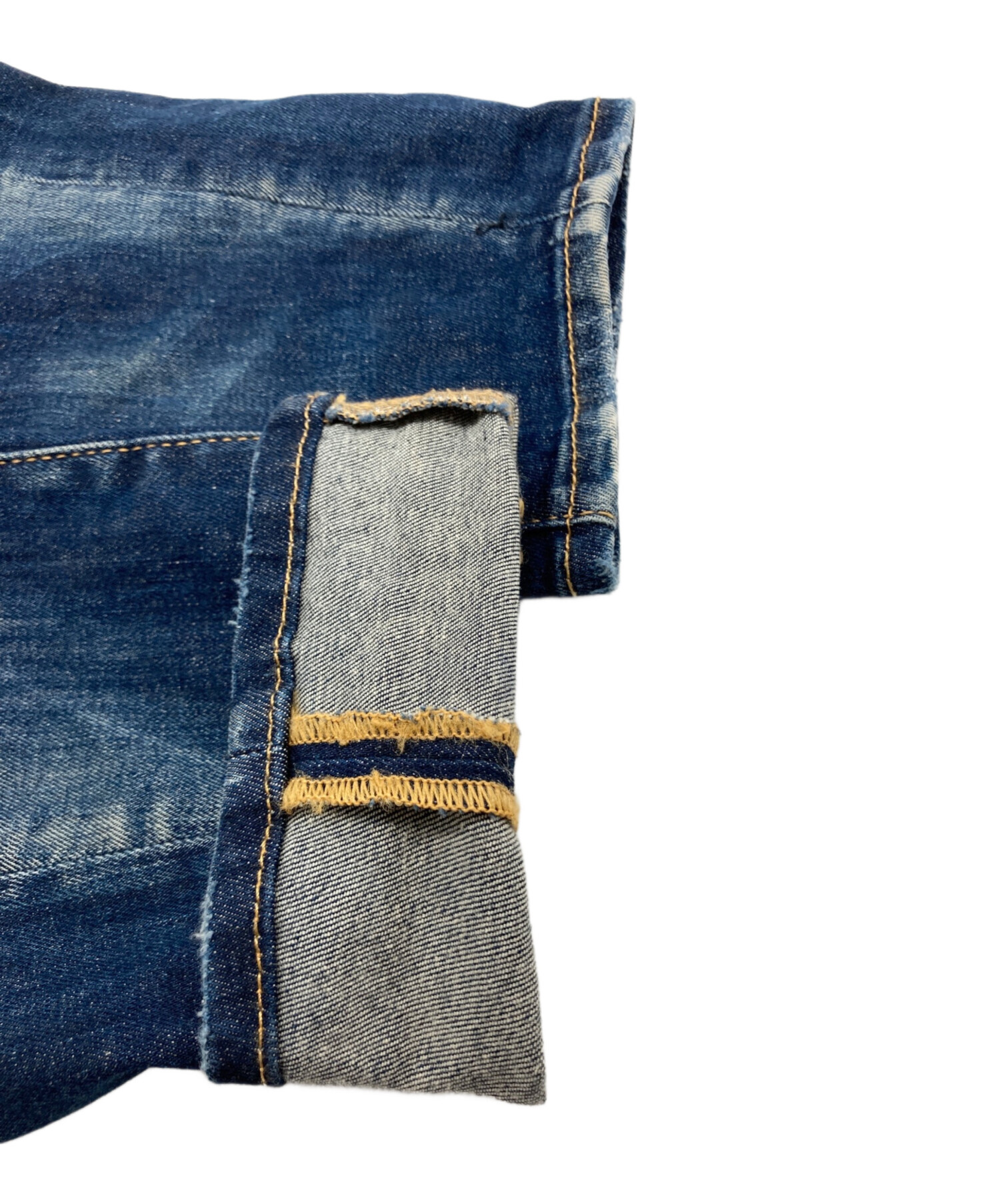 ディースクエアード 中古・古着通販】DSQUARED2 (ディースクエアード) DARK RIPPED BLUE