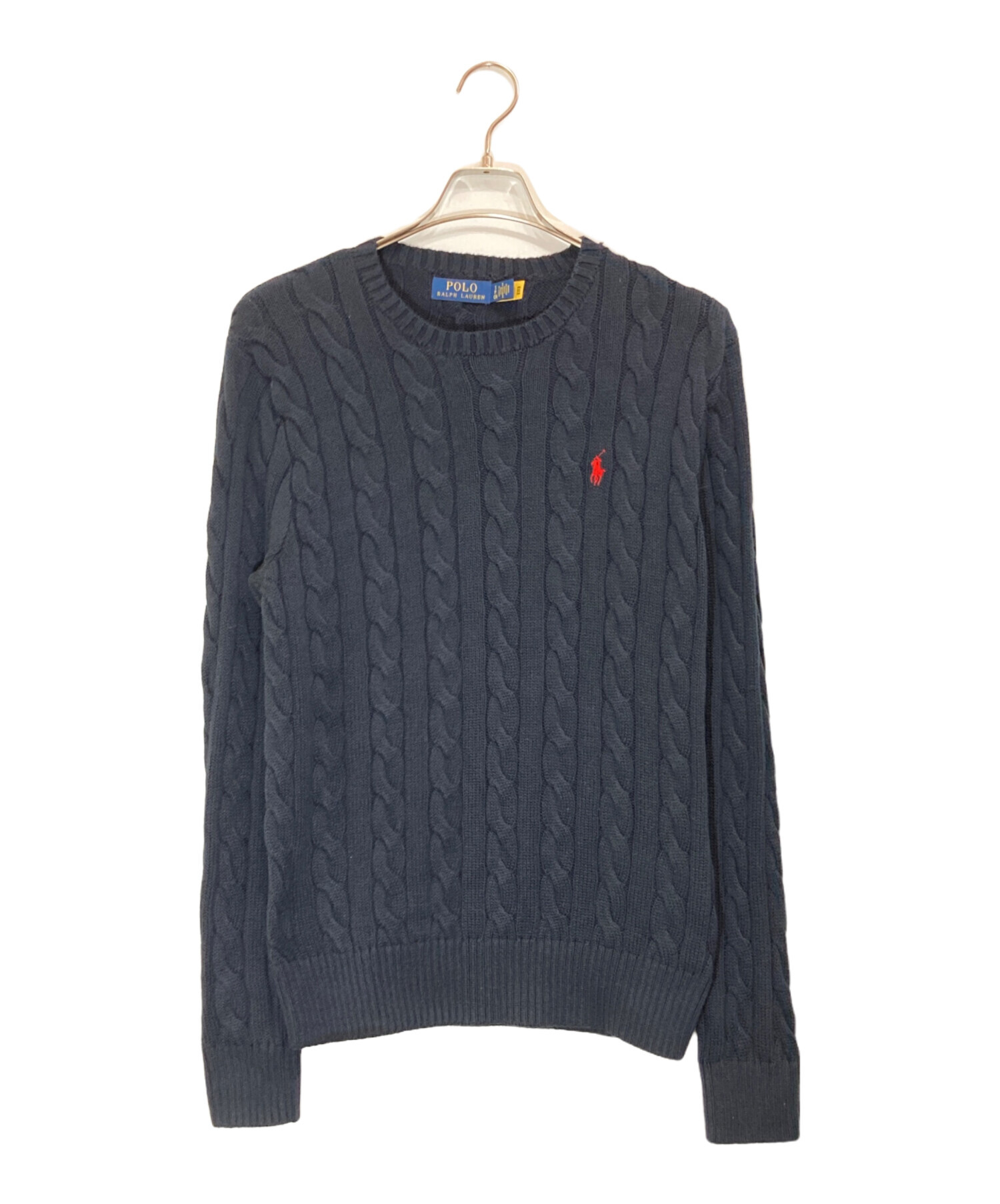 POLO RALPH LAUREN ニット セーター 長袖 SP ネイビー Polo Ralph Lauren ケーブルニット 長袖 ネイビー SPサイズ 楽天市場