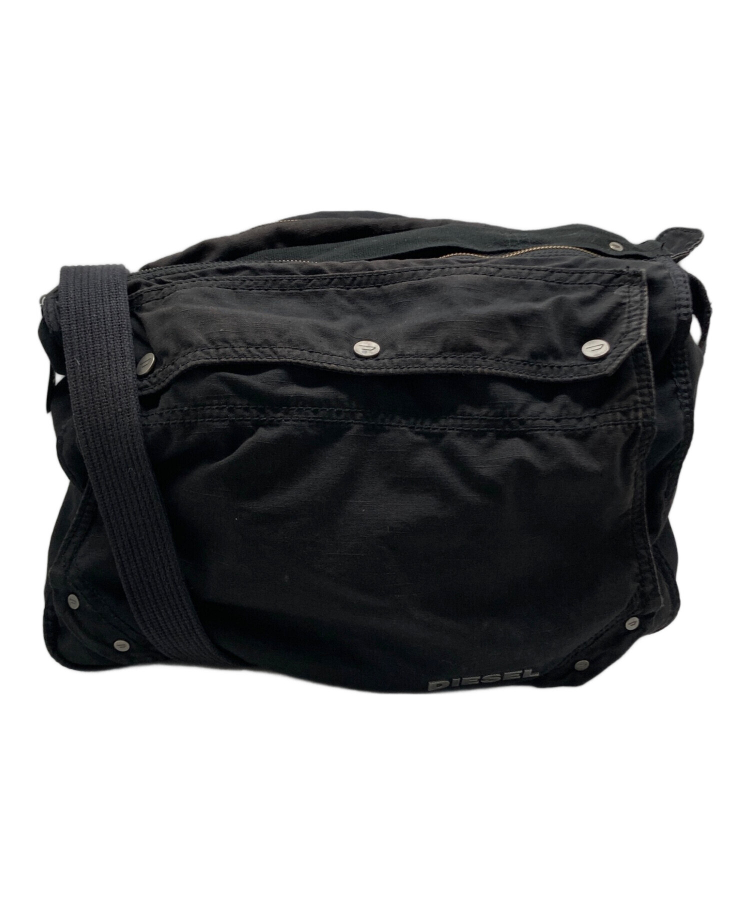 中古・古着通販】DIESEL (ディーゼル) ショルダーバッグ ブラック 