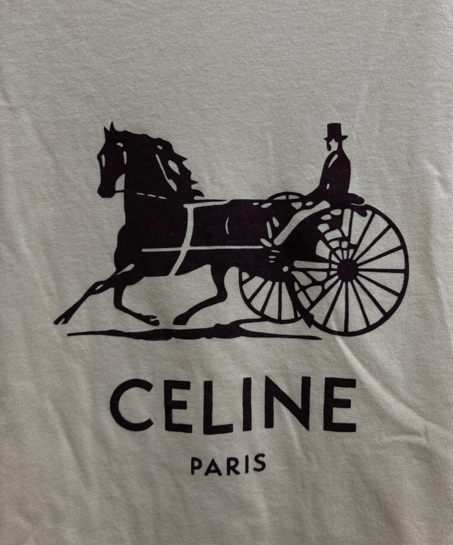 中古・古着通販】CELINE (セリーヌ) サルキープリント Tシャツ 