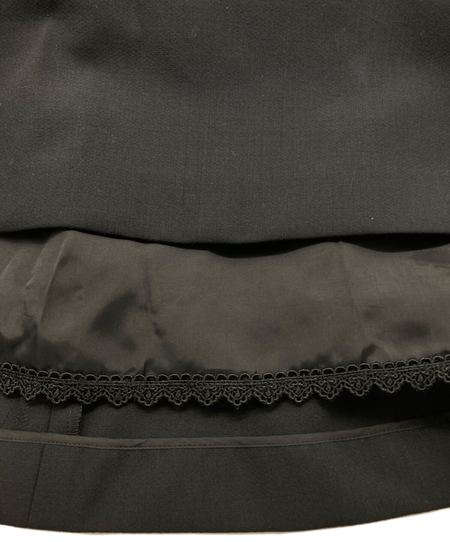 中古・古着通販】FOXEY (フォクシー) ベロアコンビドレスワンピース