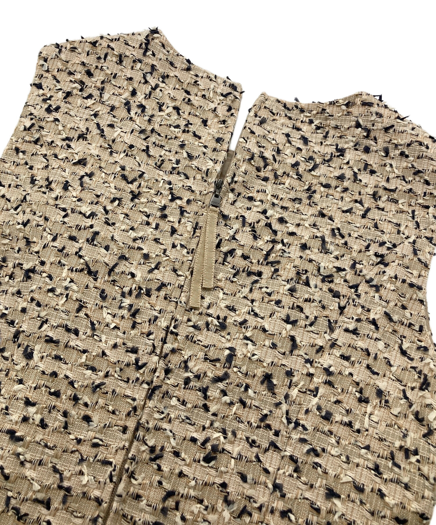 中古・古着通販】FOXEY (フォクシー) ノースリーブツイードワンピース