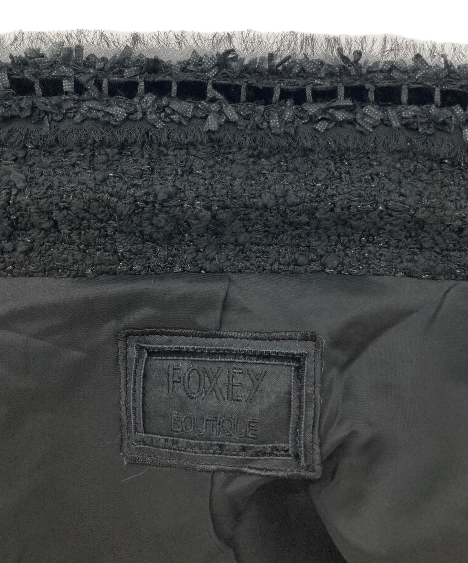 中古・古着通販】FOXEY (フォクシー) ジュエルツイードジャケット