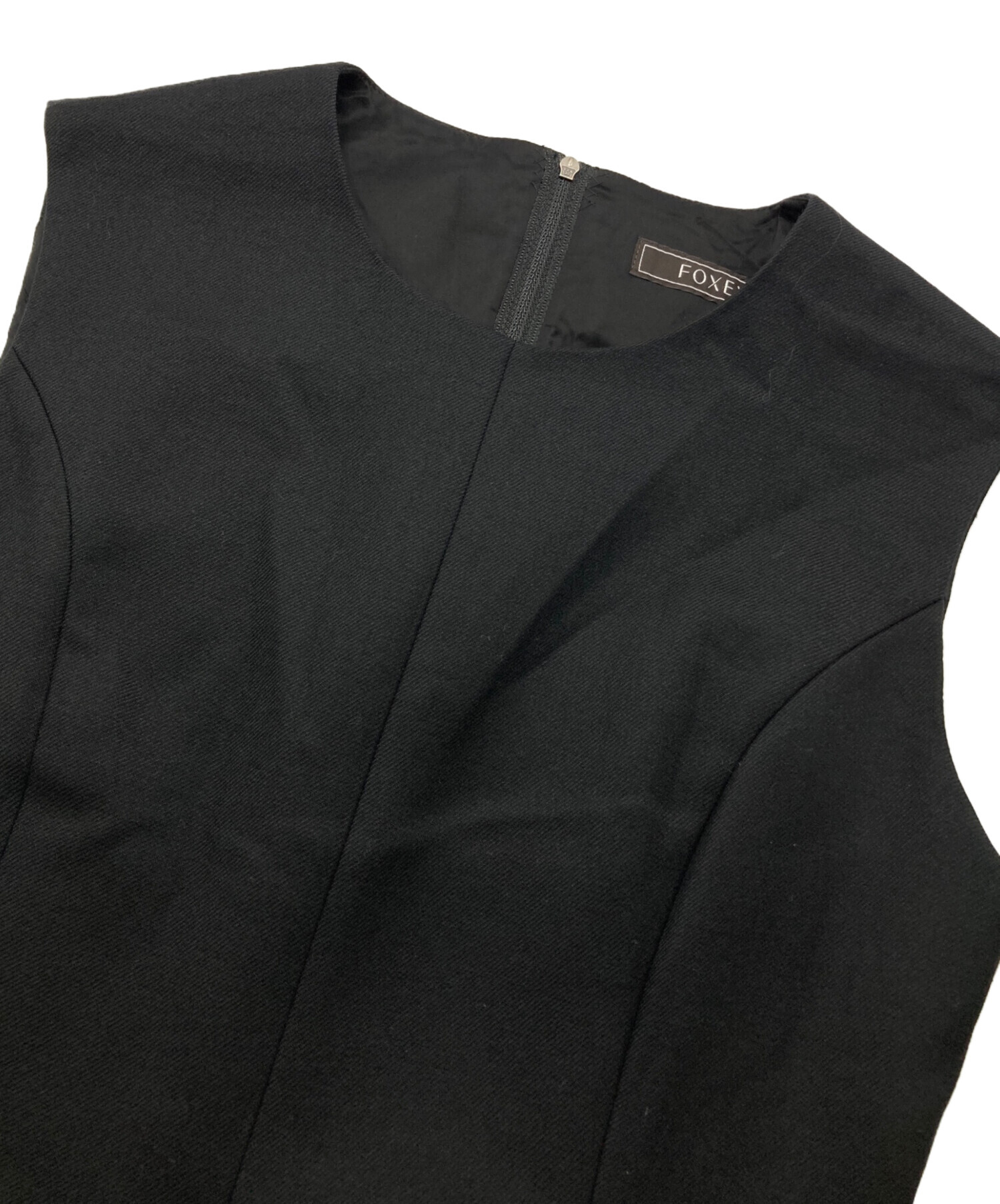 フォクシーノースリーブ ワンピース 楽天市場】FOXEY フォクシー 【17年製】36761 French Border 付け襟