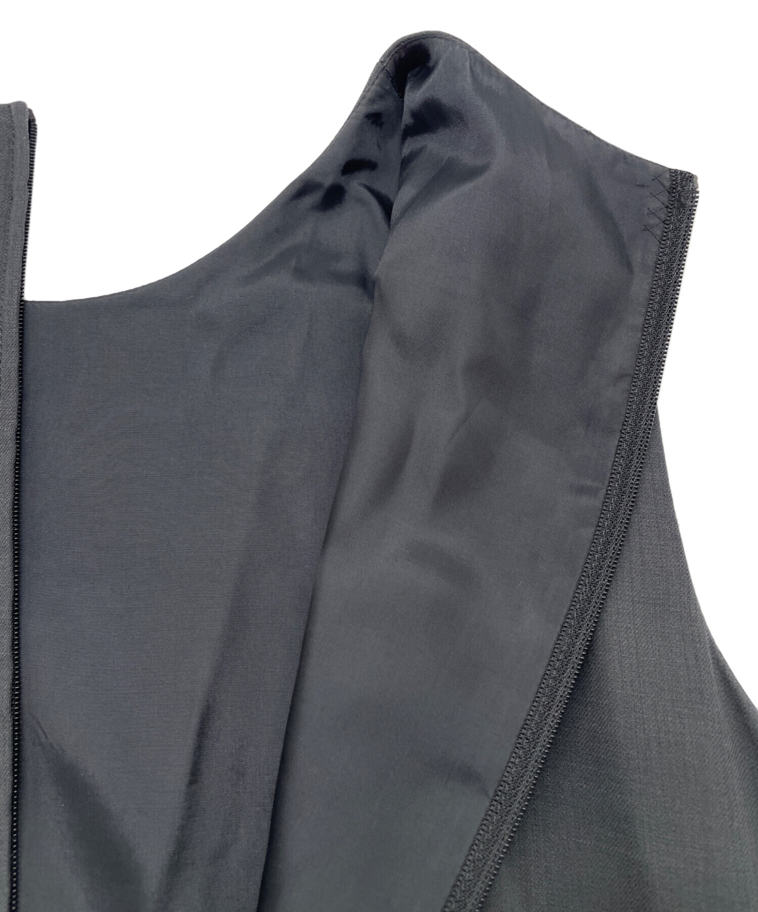 【未使用品】フォクシー ALEXA PLEATED DRESS ワンピース　38 中古・古着通販】FOXEY (フォクシー) ALEXA PLEATED DRESS グレー