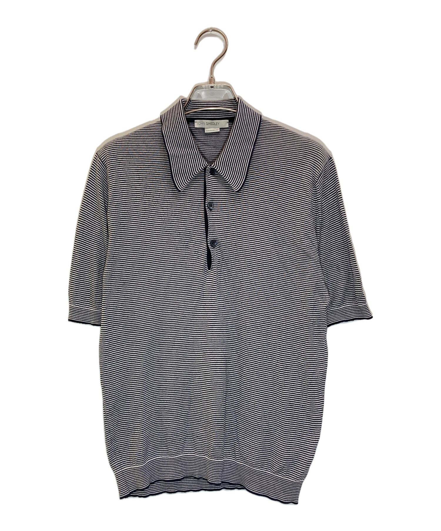 中古・古着通販】JOHN SMEDLEY (ジョンスメドレー) ボーダーニット 