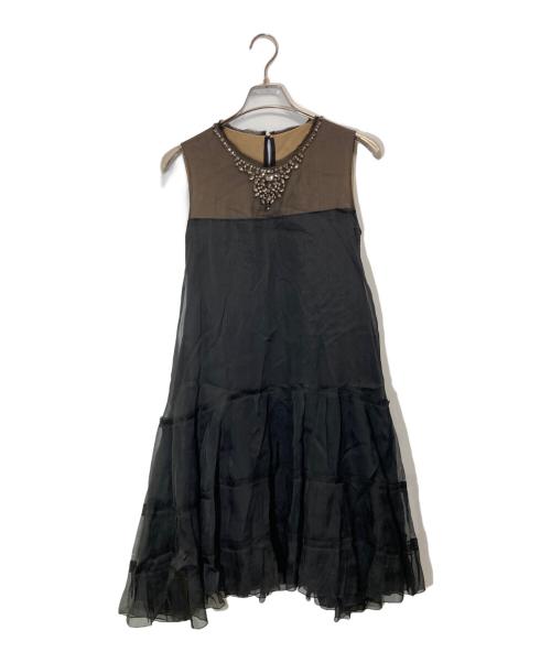貴重なfoxeyCollectionブラックワンピース 極美品foxeyブラック ワンピース