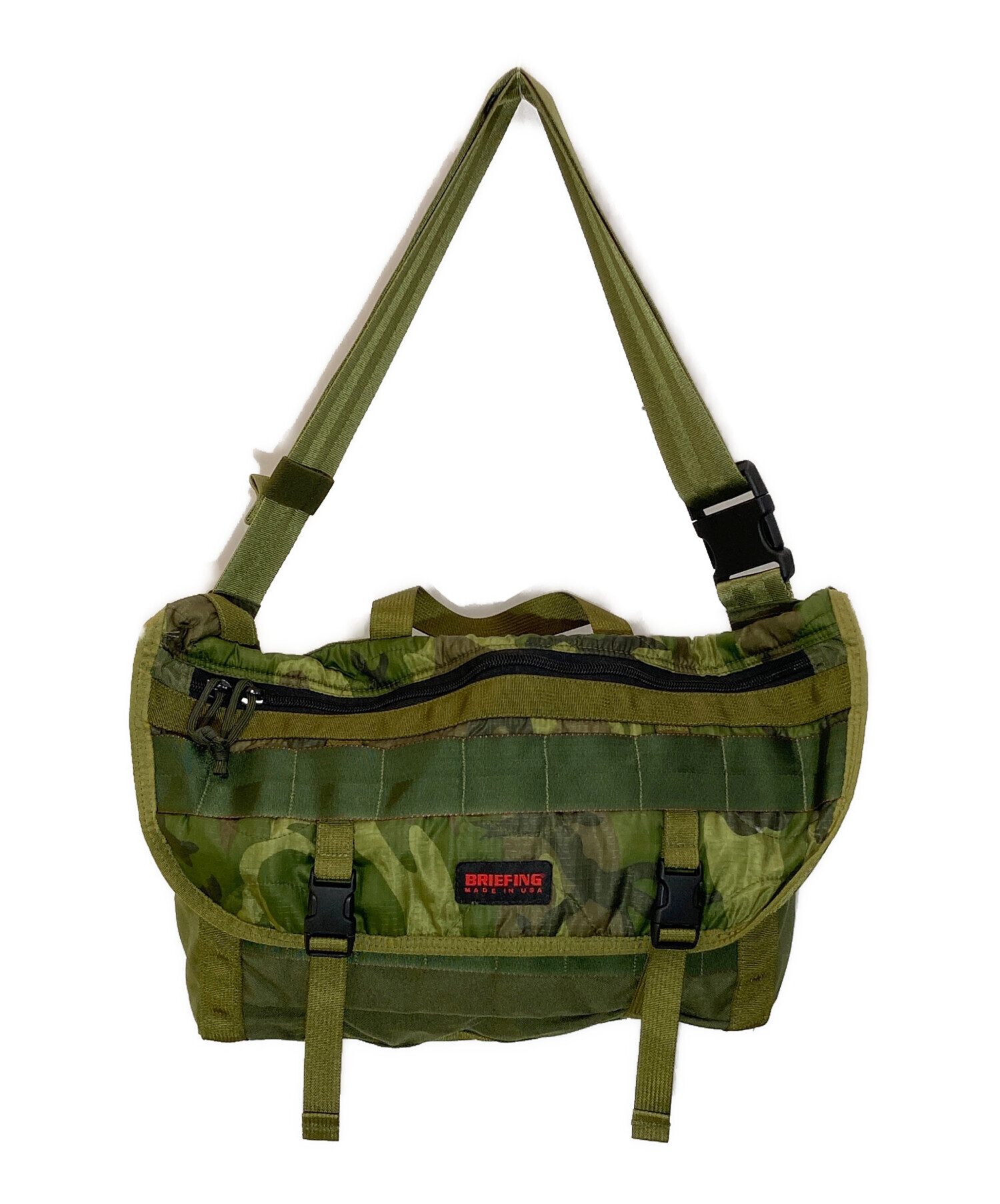 BRIEFING FUSION FLAPPER ショルダーバッグ カーキ FUSION FLAPPER 