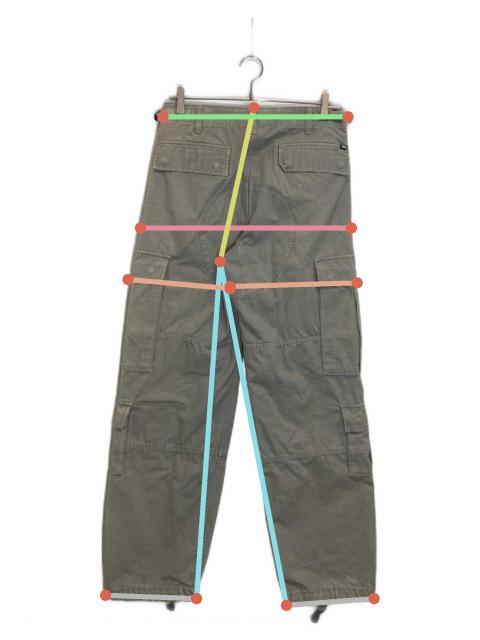 中古・古着通販】stussy (ステューシー) Ripstop Surplus Cargo グレー