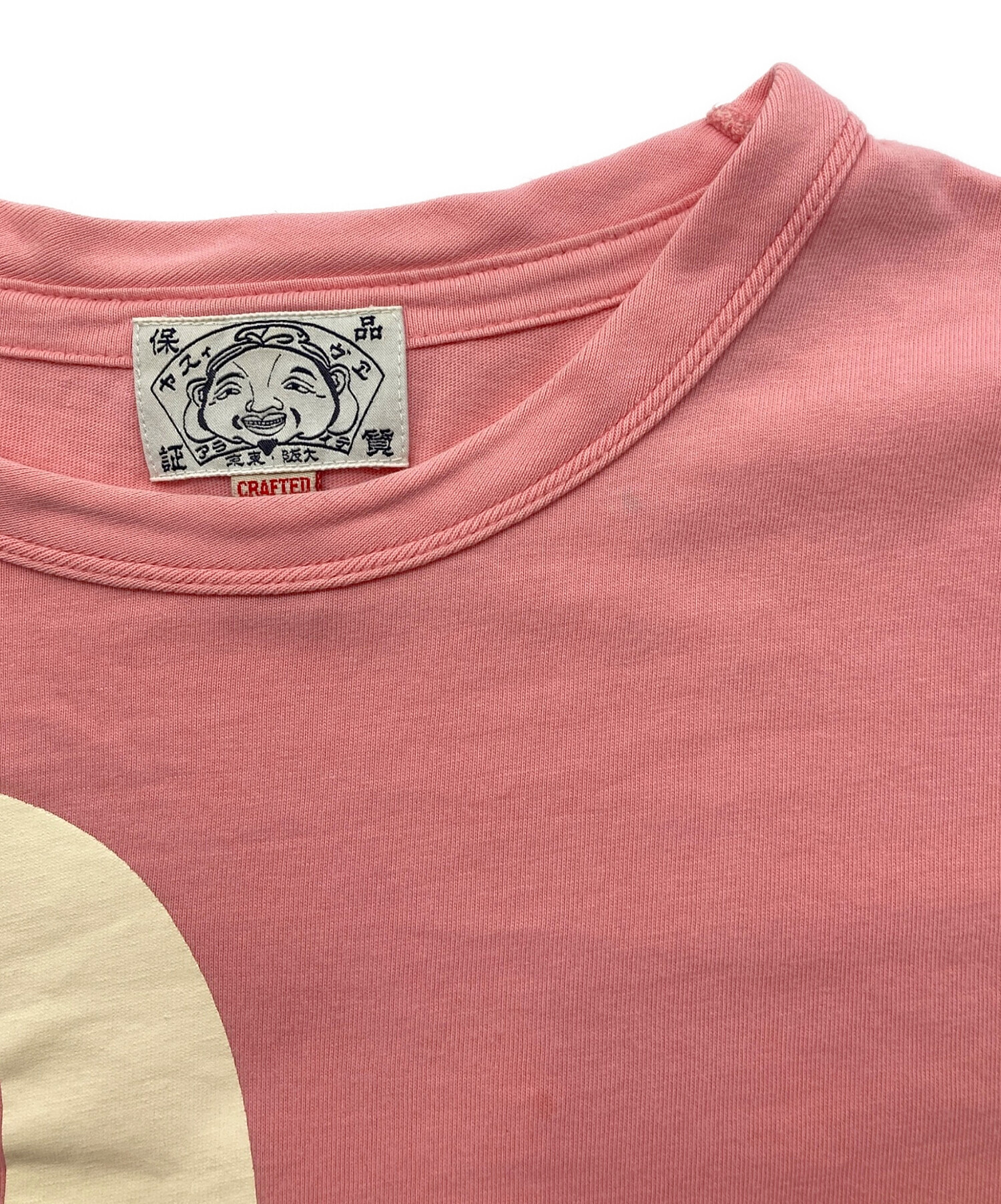 中古・古着通販】EVISU (エヴィス) カモメプリントTシャツ ピンク