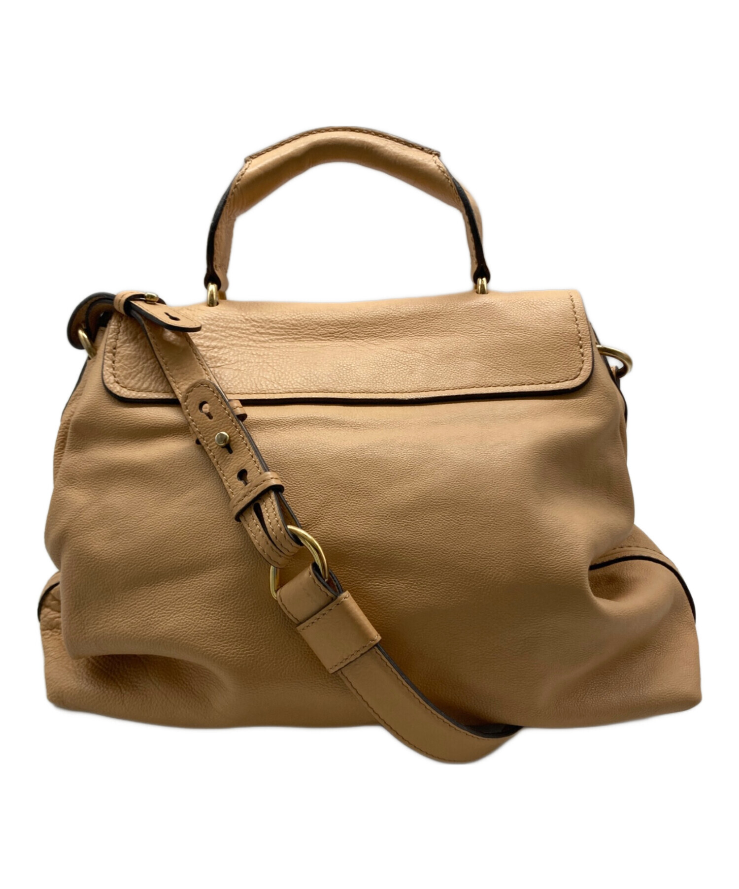 中古・古着通販】Chloe (クロエ) ELSIE 2wayショルダーバッグ ベージュ