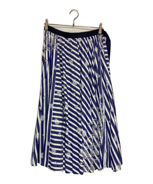 中古・古着通販】sacai (サカイ) ストライププリーツラップスカート