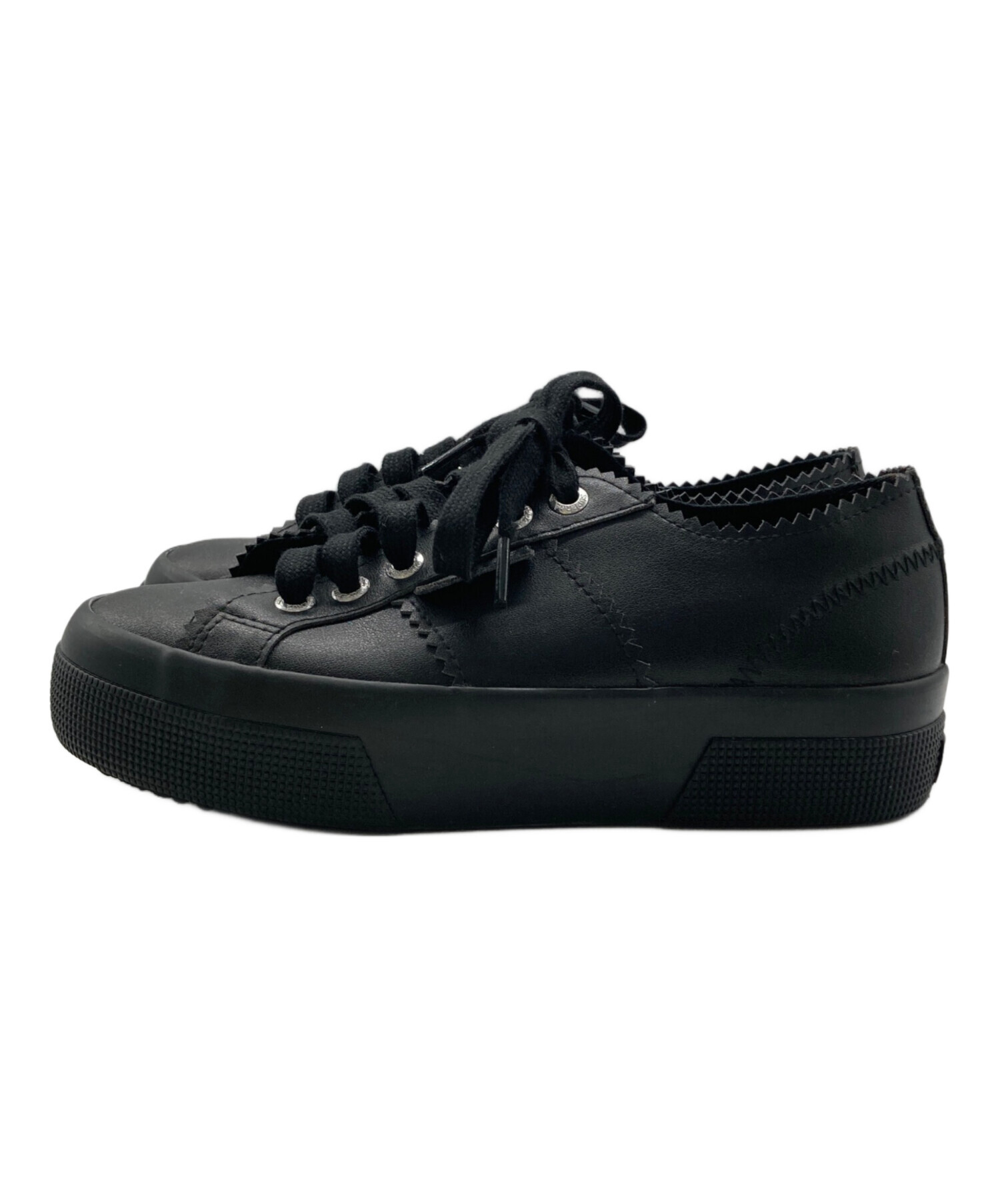 【新品】定価99,000円　PELLICO ペリーコ 38 黒　ブラック 中古・古着通販】SUPERGA (スペルガ) PELLICO (ペリーコ) レザー
