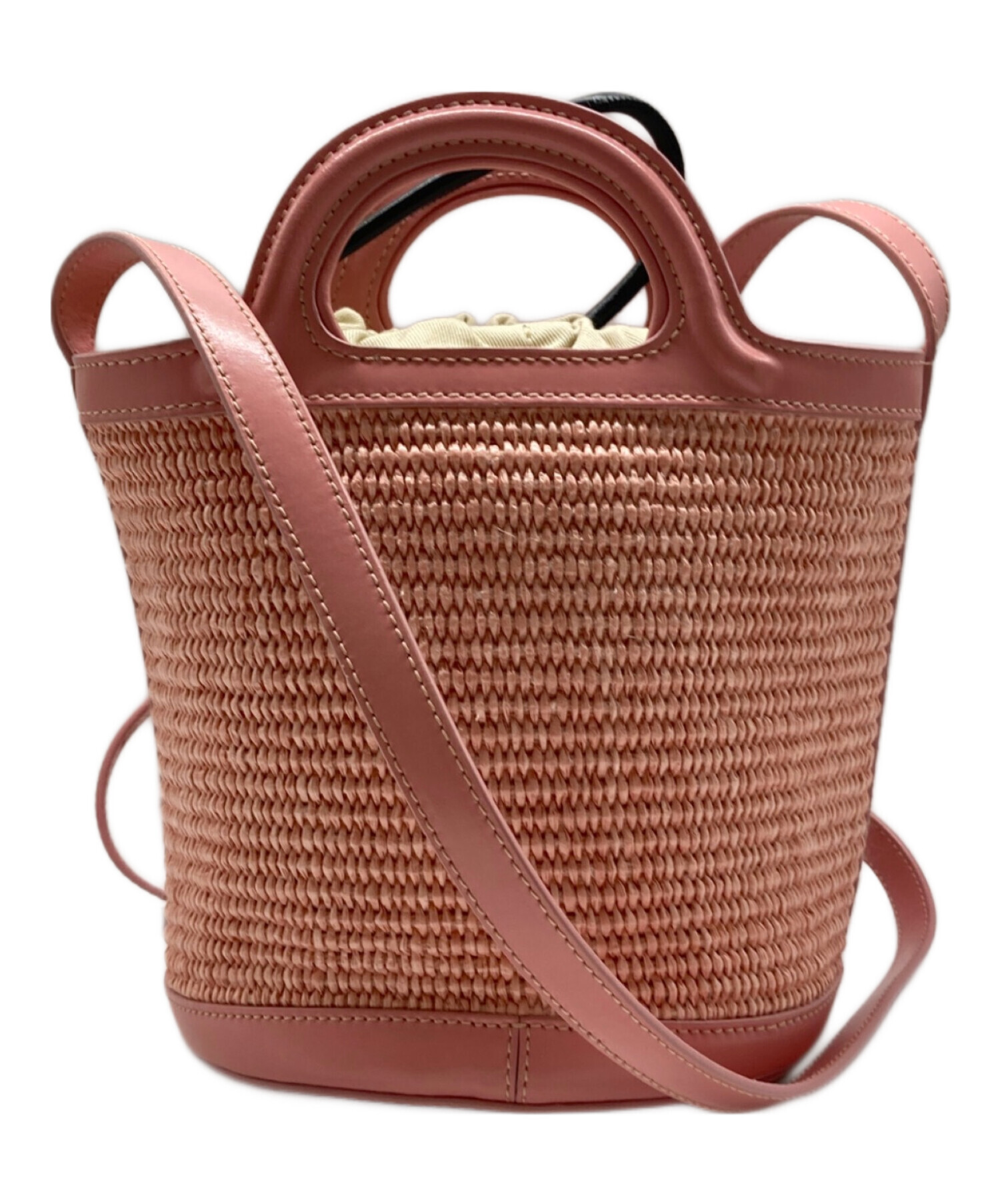 中古・古着通販】MARNI (マルニ) Tropicalia Basket Bag Small ピンク