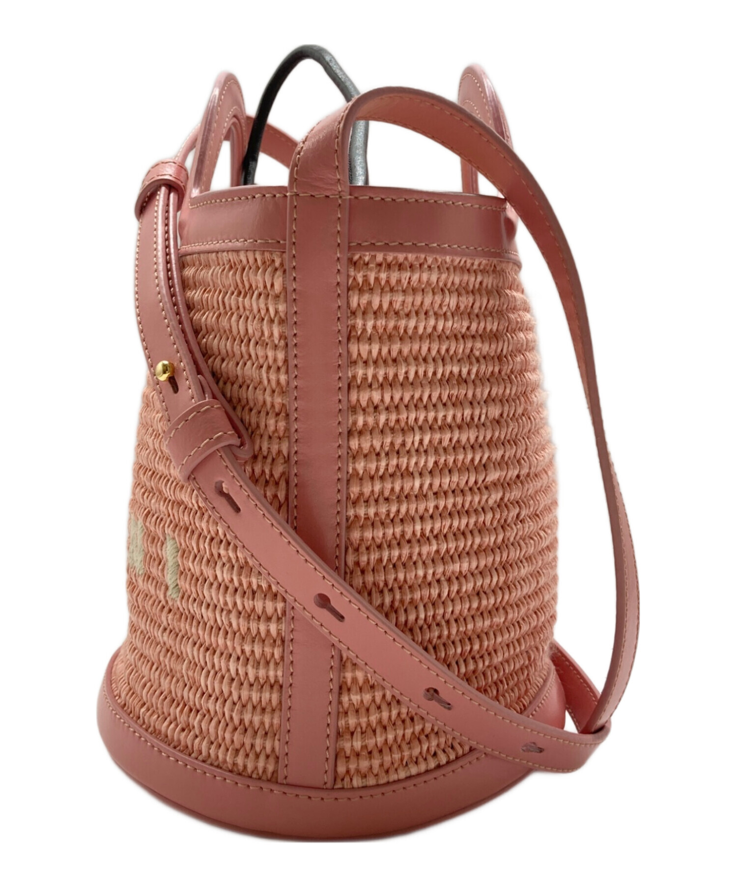 中古・古着通販】MARNI (マルニ) Tropicalia Basket Bag Small ピンク