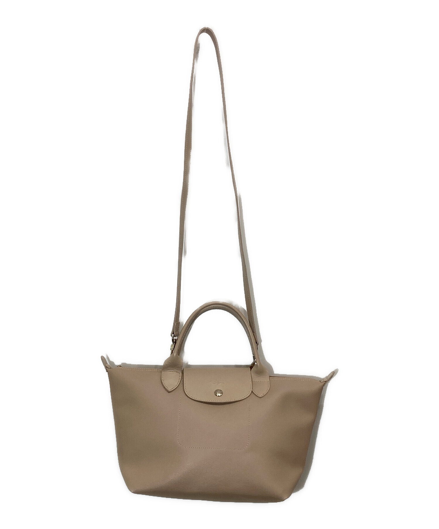 【中古美品】LONGCHAMP ルプリアージュ ベージュ L 中古・古着通販】LONGCHAMP (ロンシャン) ルプリアージュシティLトート