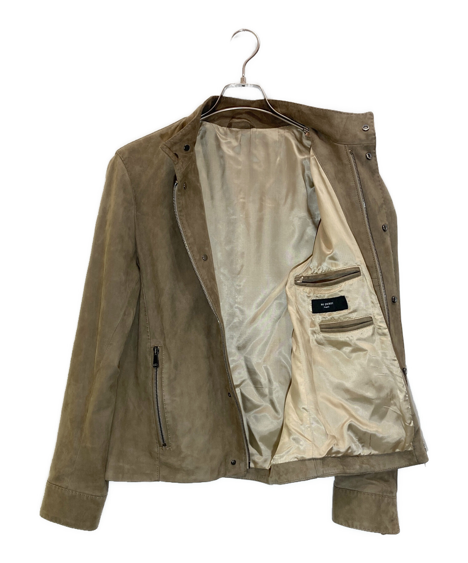 【値下げ/未使用近】リングヂャケットナポリ グレー シープスエードジャケット48 リングヂャケットナポリ シープスキンスエード ジャケット 44 - メルカリ