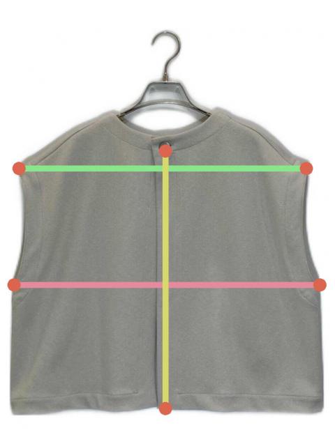 中古・古着通販】BEARDSLEY (ビアズリー) ムーンライクショートベスト