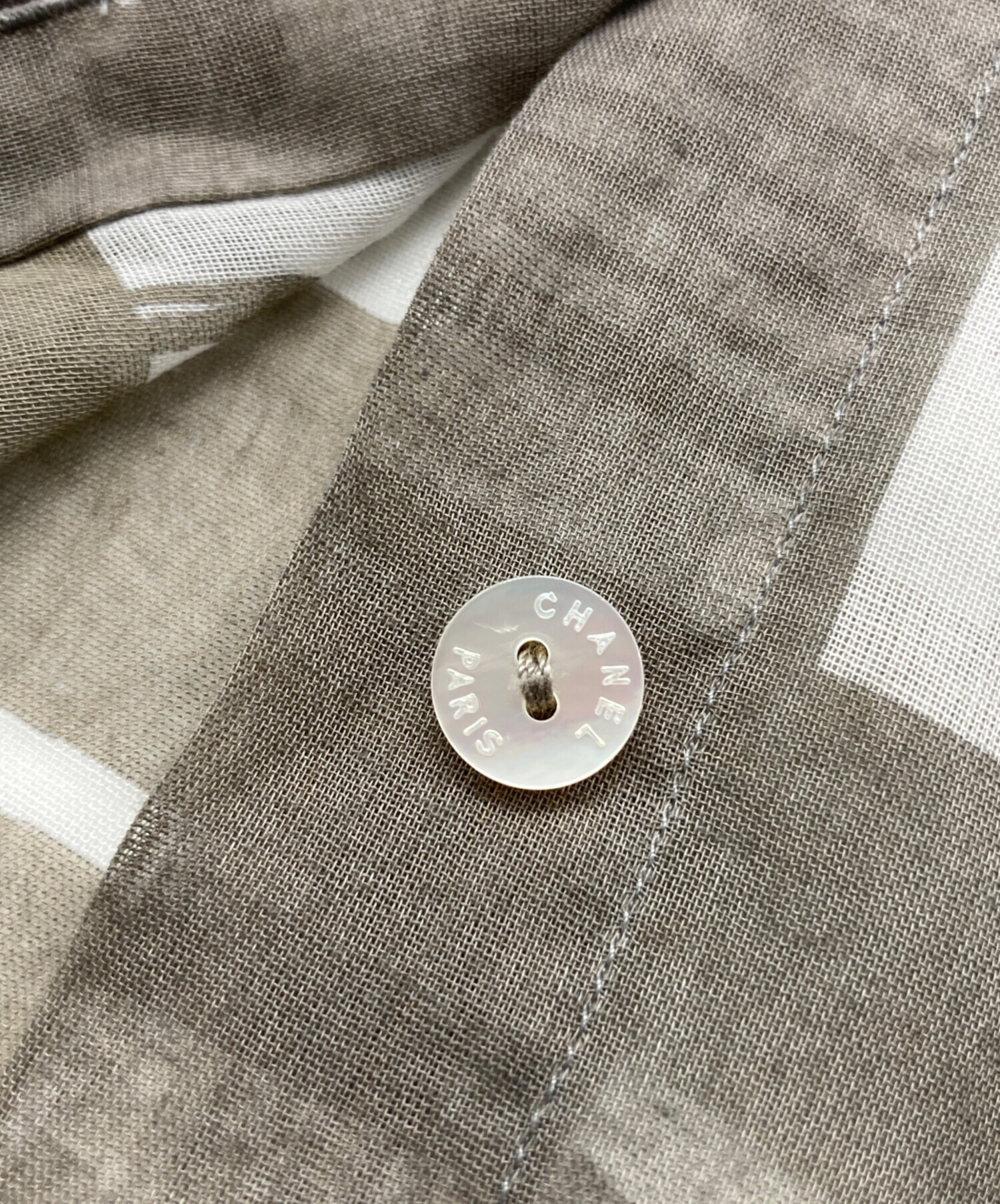 中古・古着通販】CHANEL (シャネル) ウィンドウズラインシアーシャツ