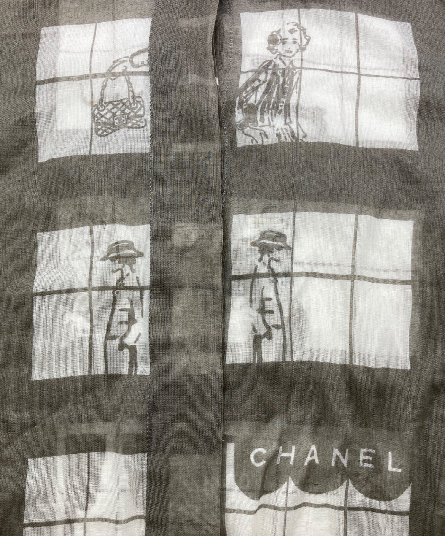 中古・古着通販】CHANEL (シャネル) ウィンドウズラインシアーシャツ