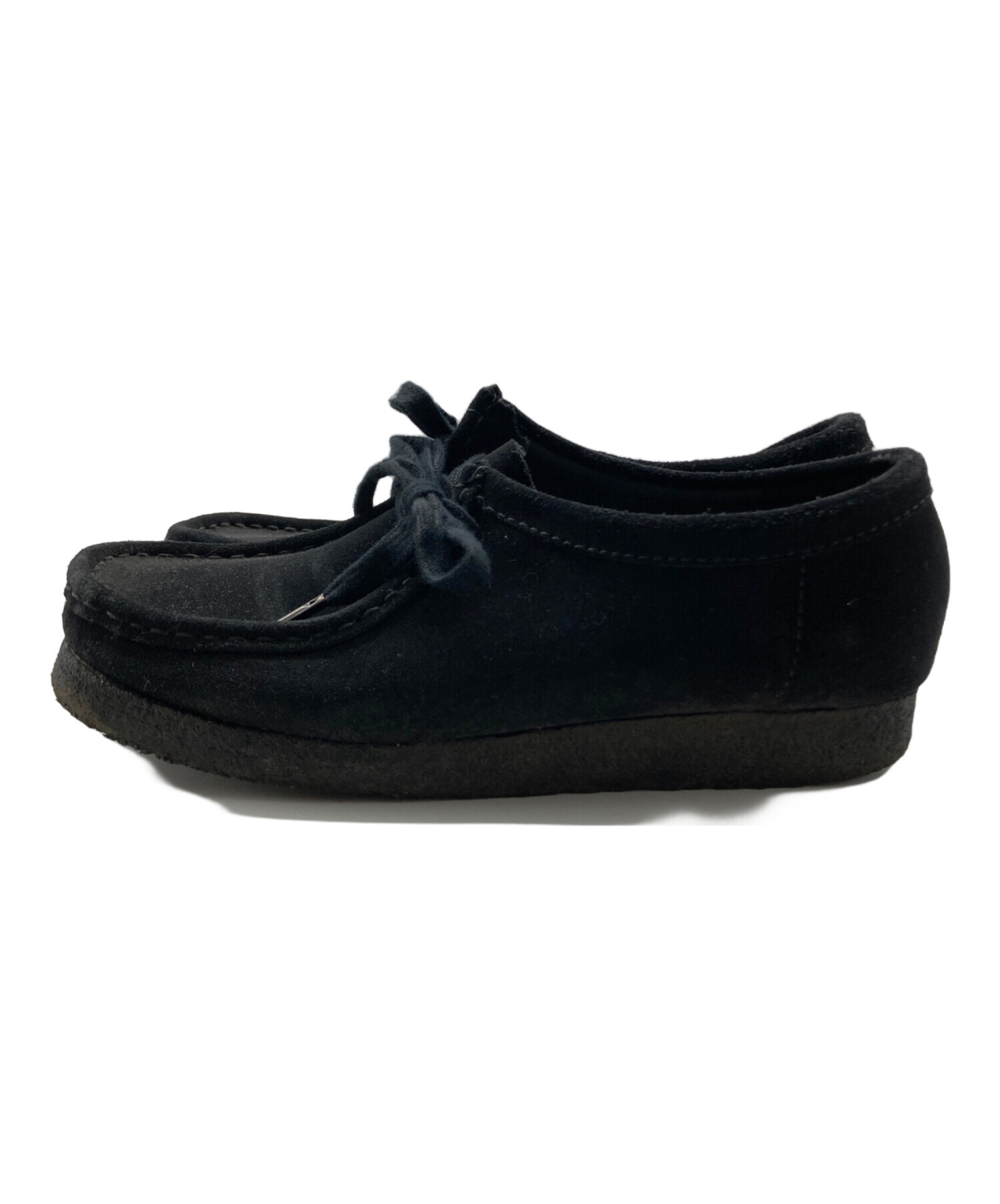 中古・古着通販】CLARKS (クラークス) ワラビーシューズ ブラック 