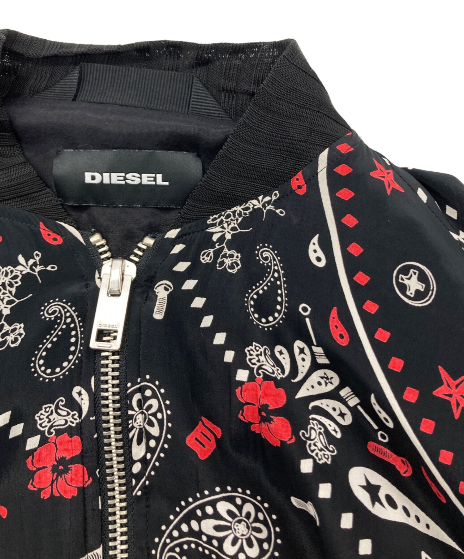 中古・古着通販】DIESEL (ディーゼル) ペイズリー柄レーヨンジャケット 