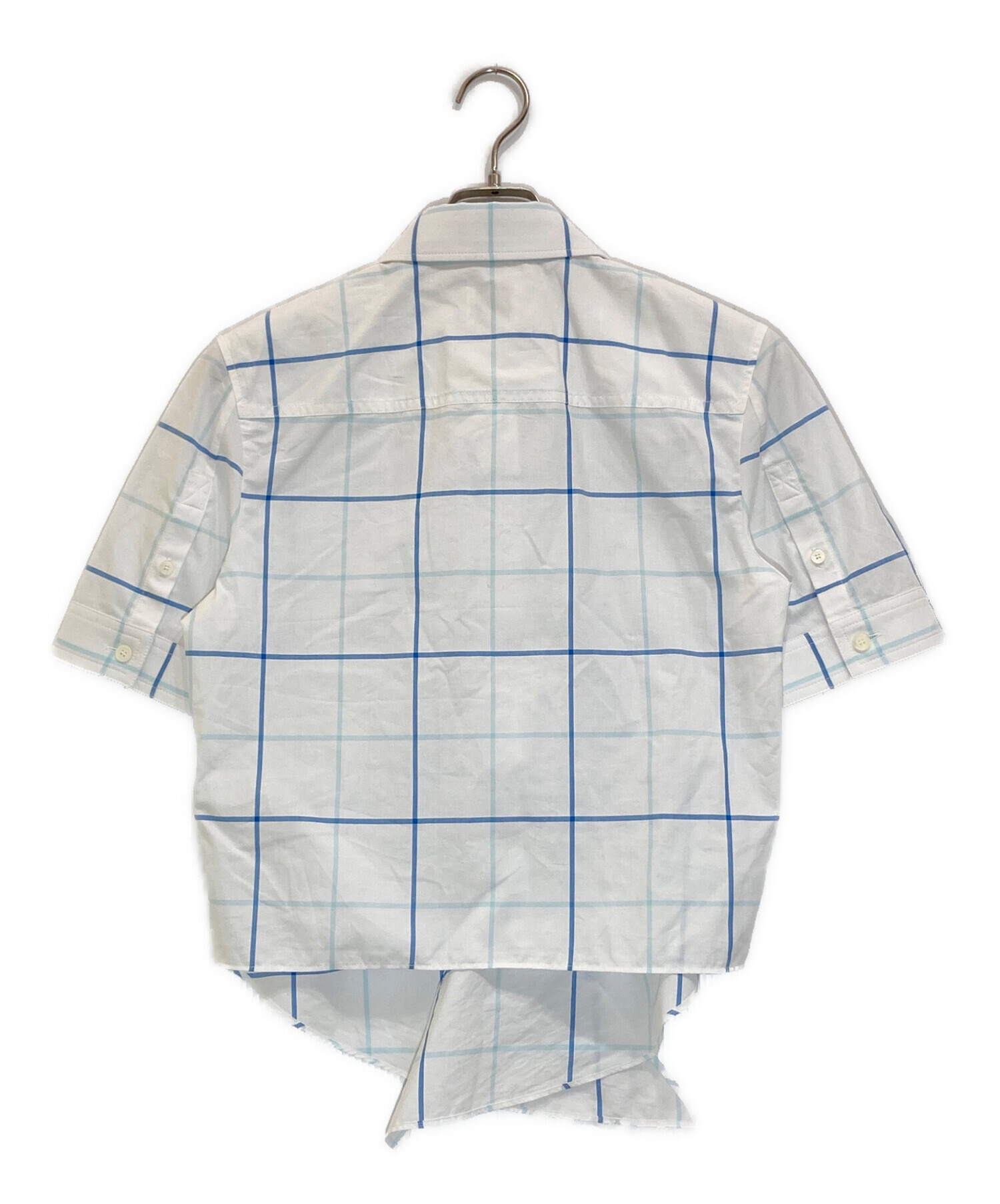 中古・古着通販】BURBERRY (バーバリー) ロゴデザインチェックシャツ