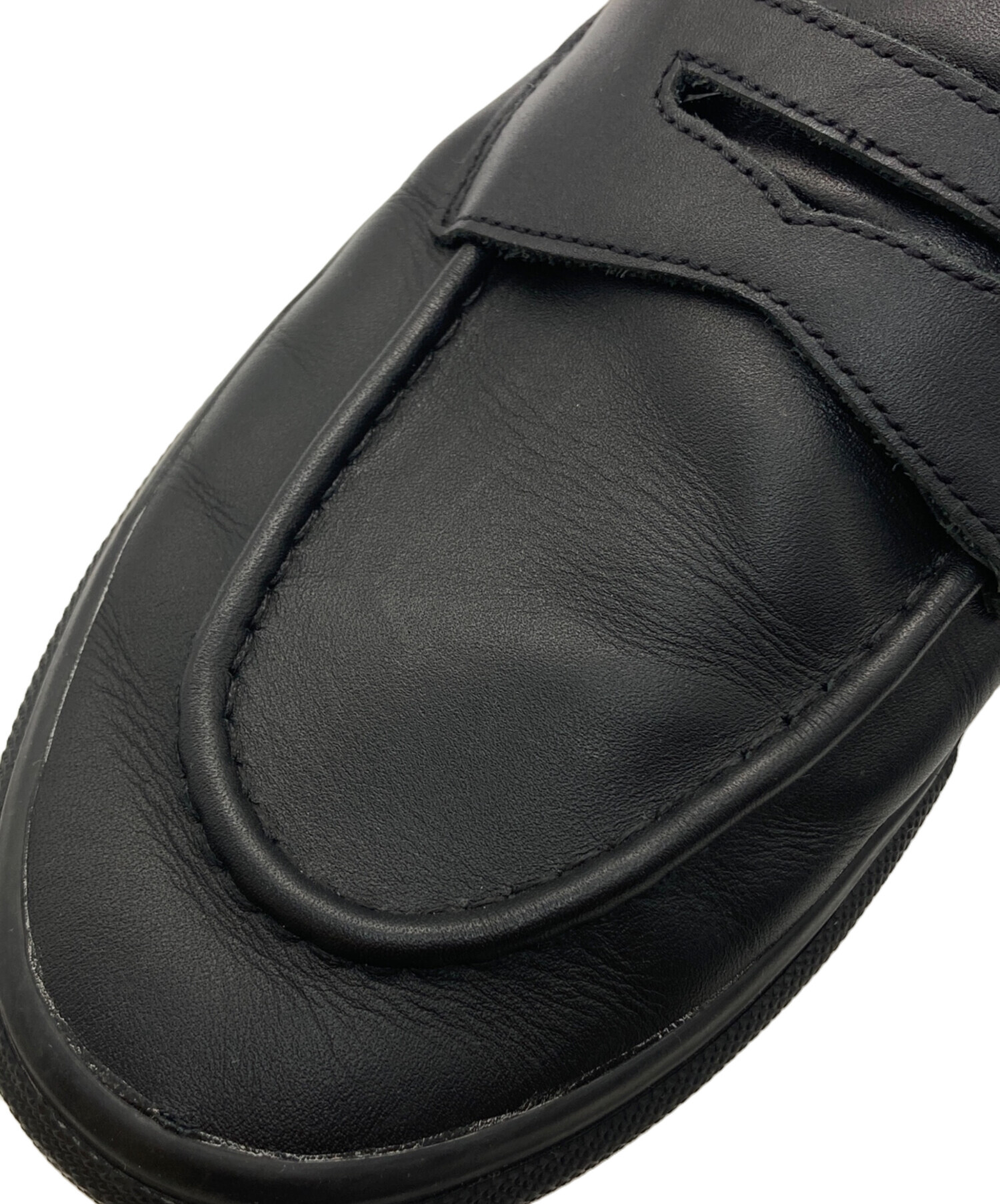 中古・古着通販】VANS (バンズ) ローファースニーカー ブラック サイズ
