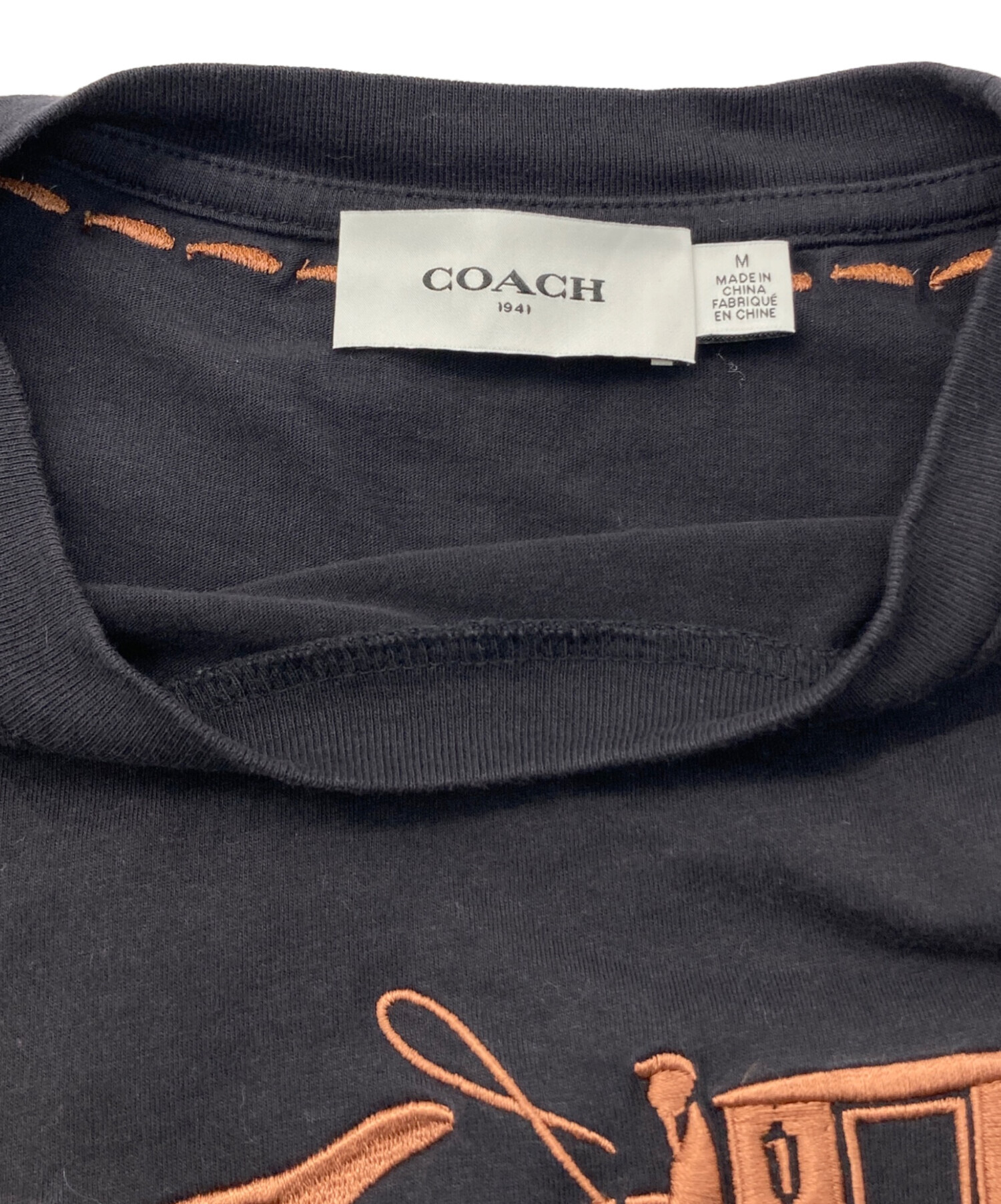 中古・古着通販】COACH (コーチ) レキシー アンド キャリッジ Tシャツ 