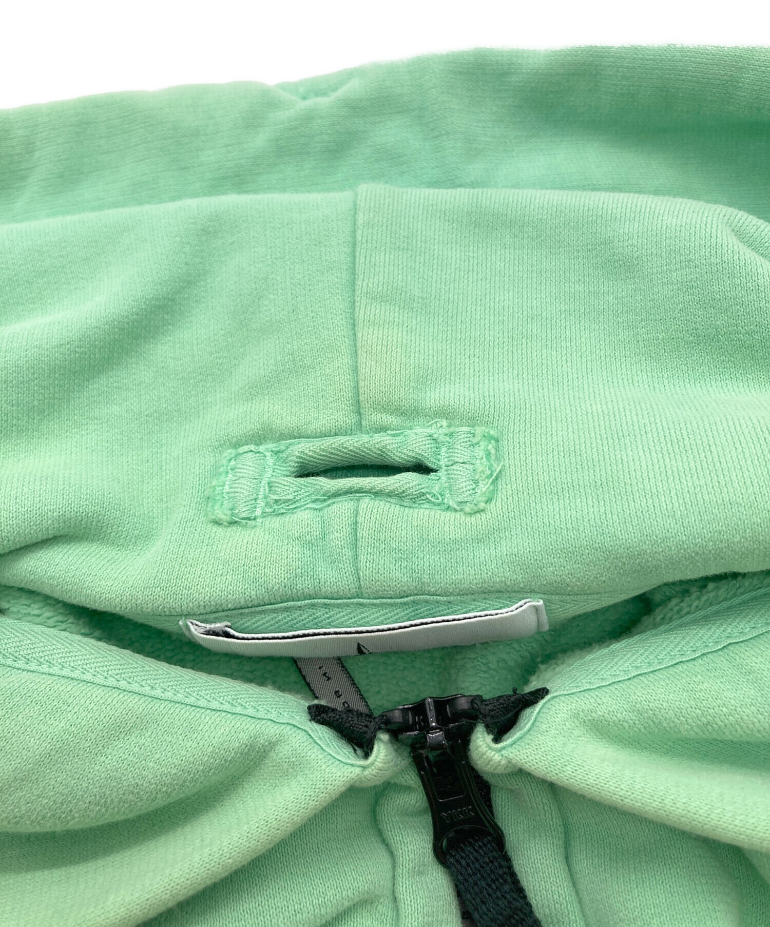 ストーンアイランド STONE  パーカー 衣料品 トップス コットン レディース グリーン系 【中古】 STONE ISLAND - ストーンアイランド STONE ISLAND パーカー 衣料品
