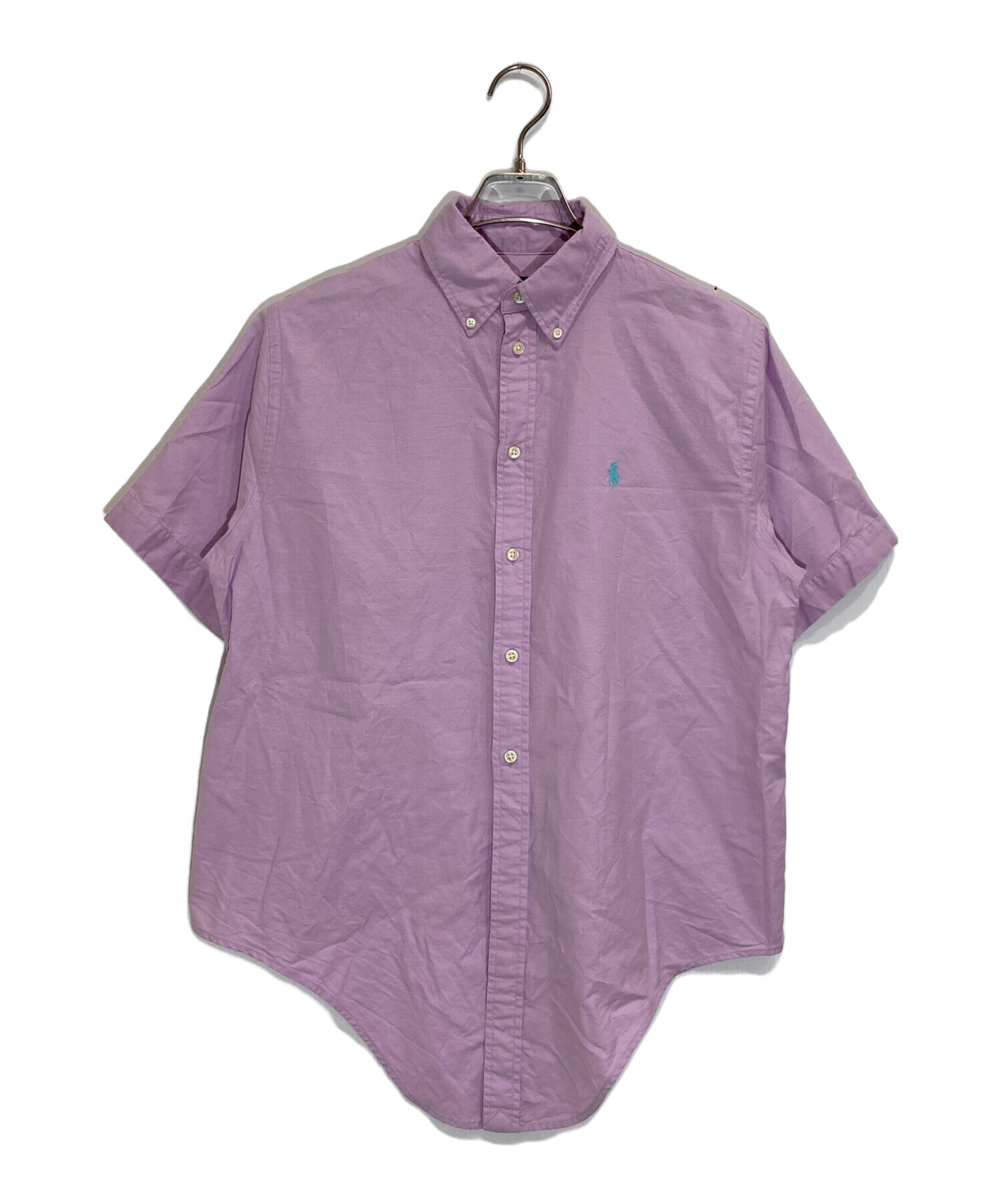 Ralph Lauren ペイント加工シャツ オックスフォード一点物風アート古着 中古・古着通販】POLO RALPH LAUREN (ポロ・ラルフローレン