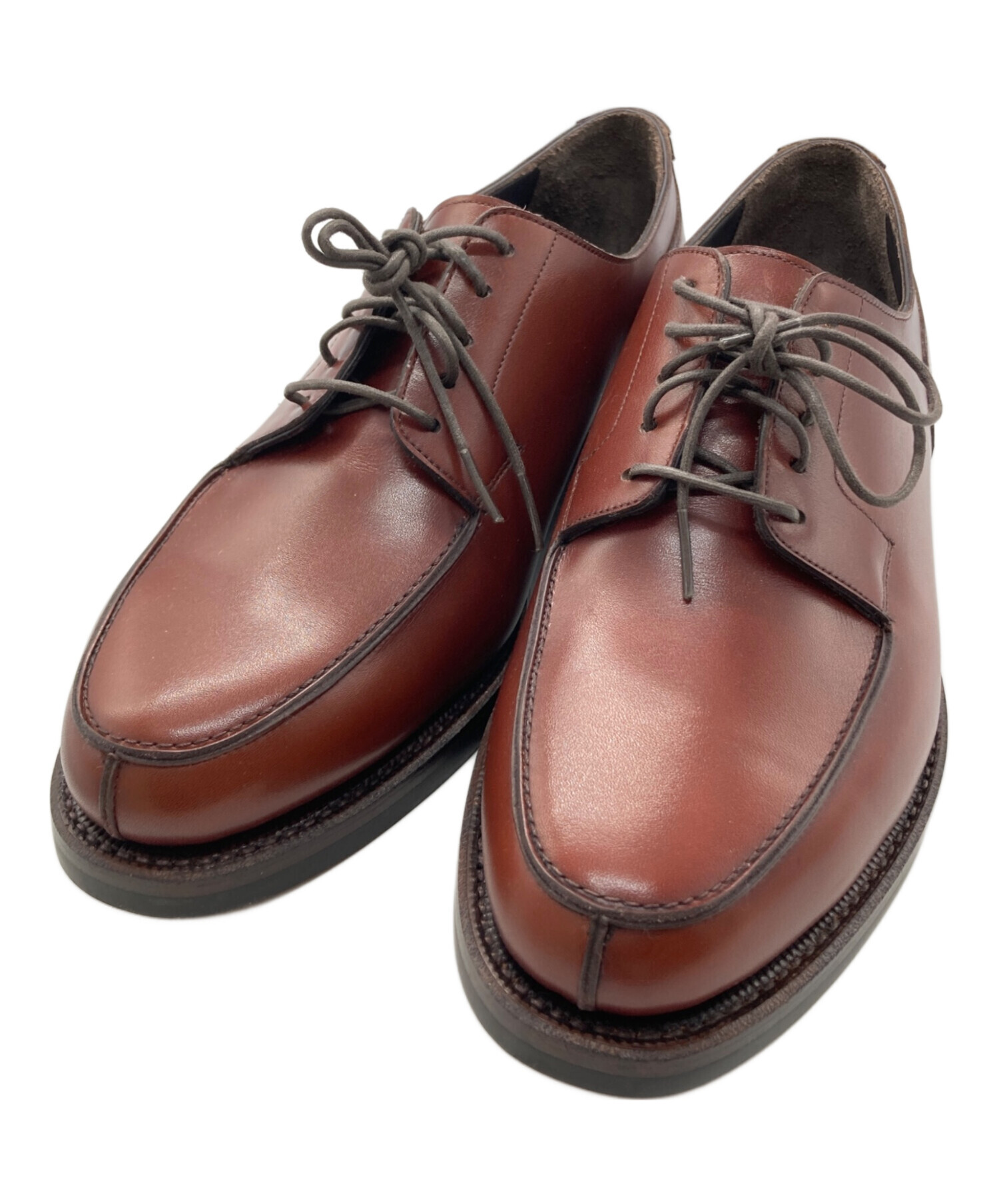 【定価：約55,000円】ペルフェット（Perfetto）のレザーシューズ 中古・古着通販】perfetto (ペルフェット) Uチップレザーシューズ