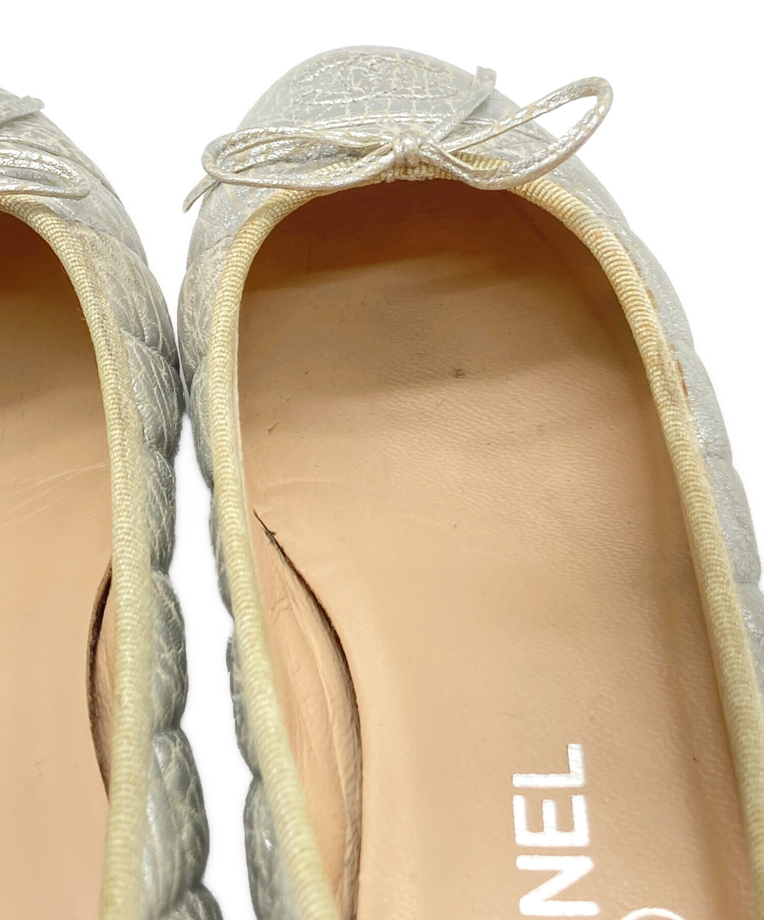 中古・古着通販】CHANEL (シャネル) マトラッセココマークフラット