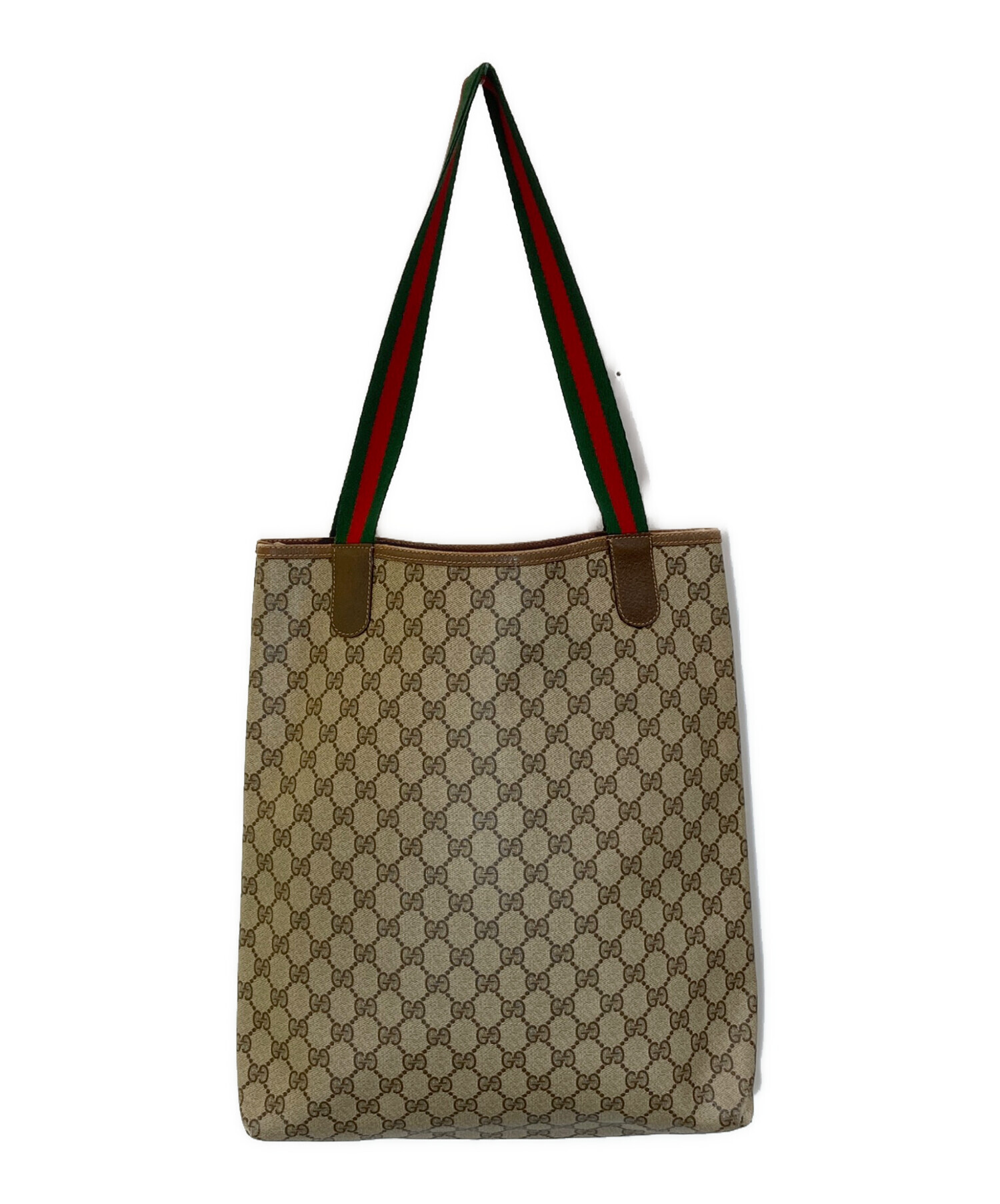中古・古着通販】GUCCI (グッチ) GGスプリームトートバッグ ベージュ