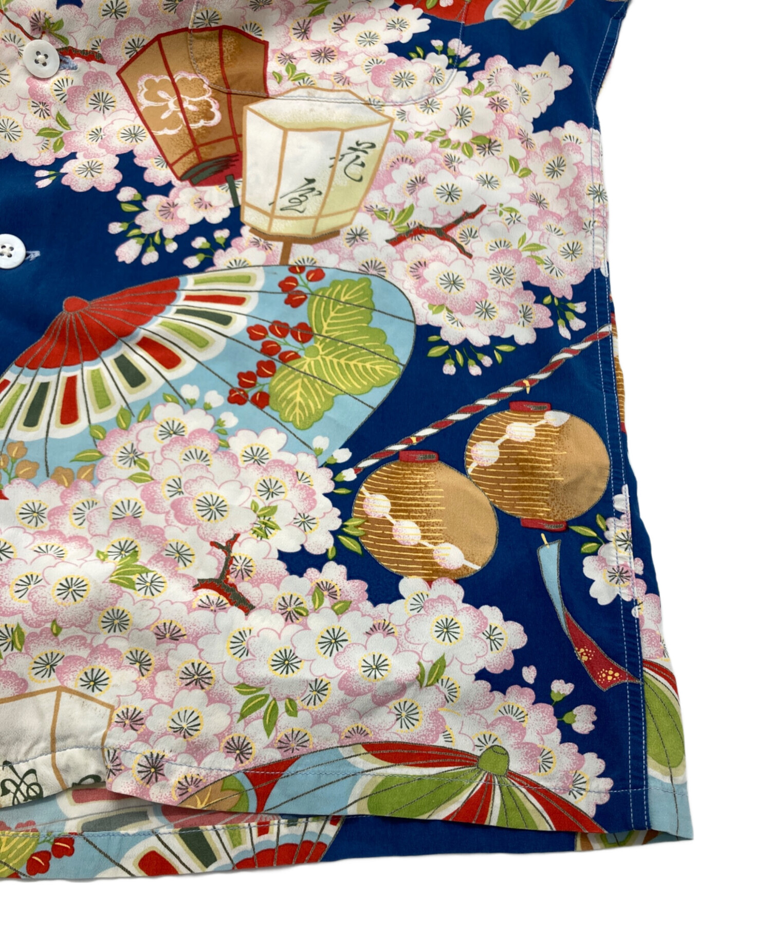 中古・古着通販】Sun Surf (サンサーフ) 和柄アロハシャツ/SAKURA