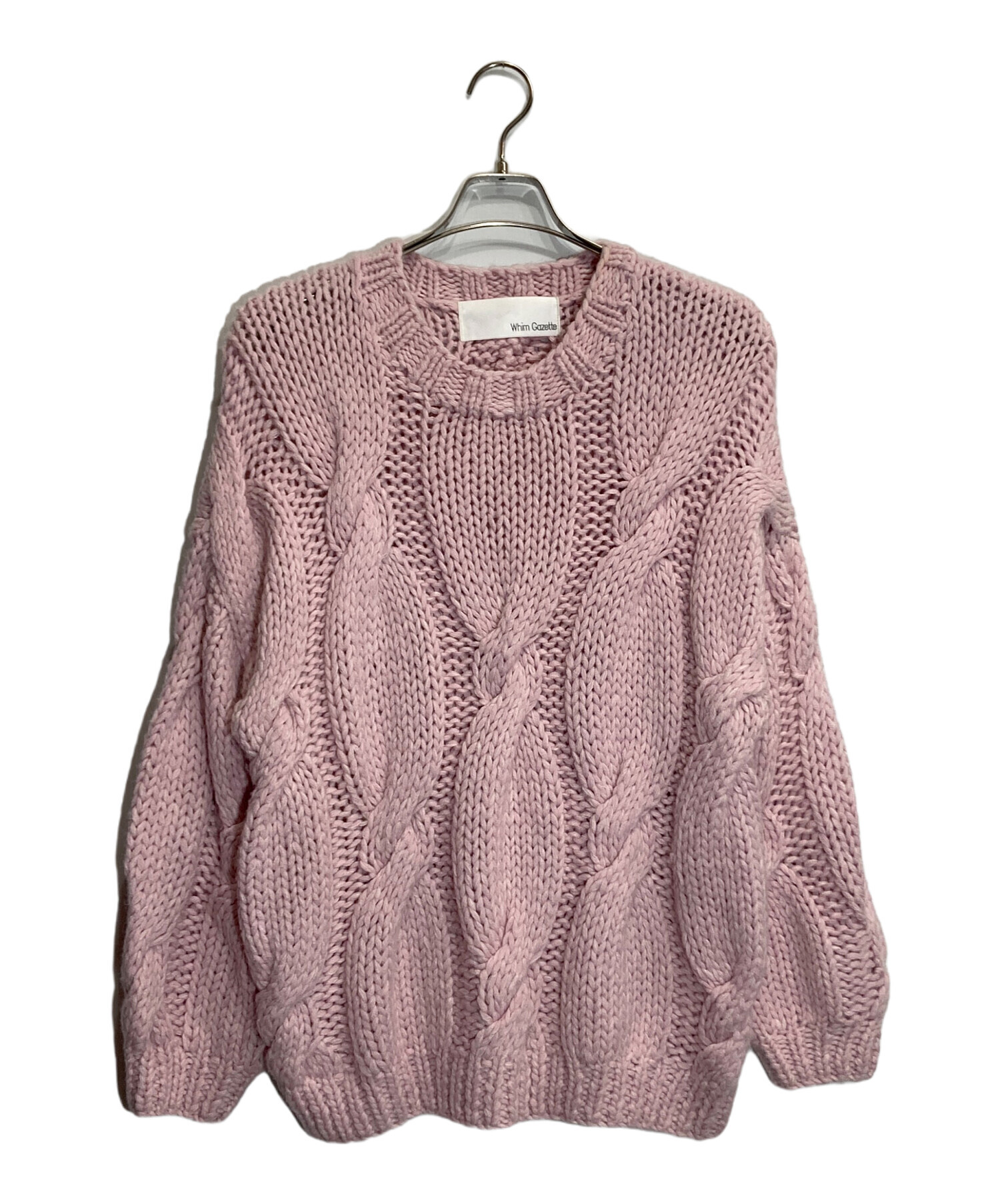 中古・古着通販】Whim Gazette (ウィムガゼット) ハンドケーブルニット
