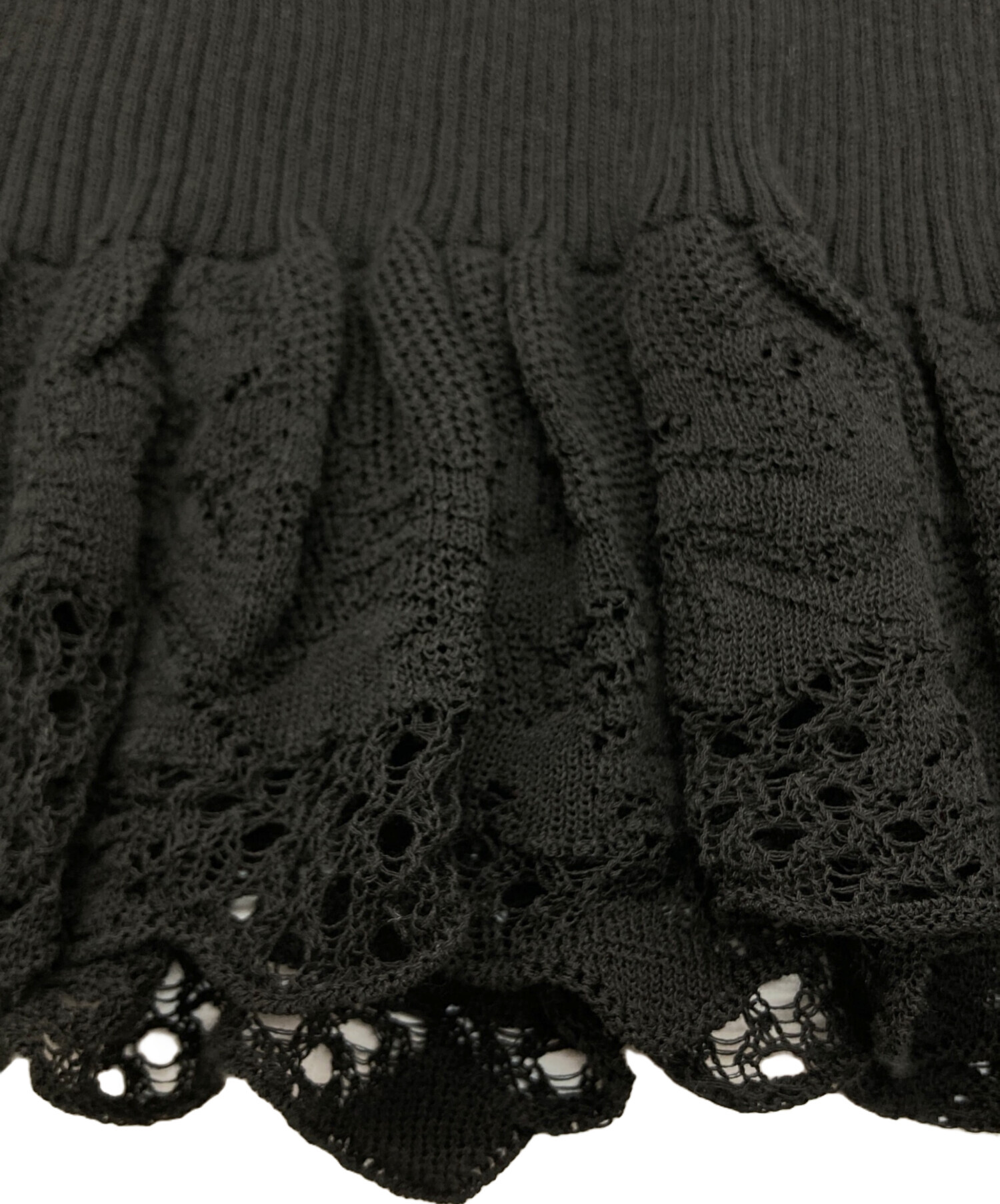 中古・古着通販】CHANEL (シャネル) ココマーク サマーニット ブラック